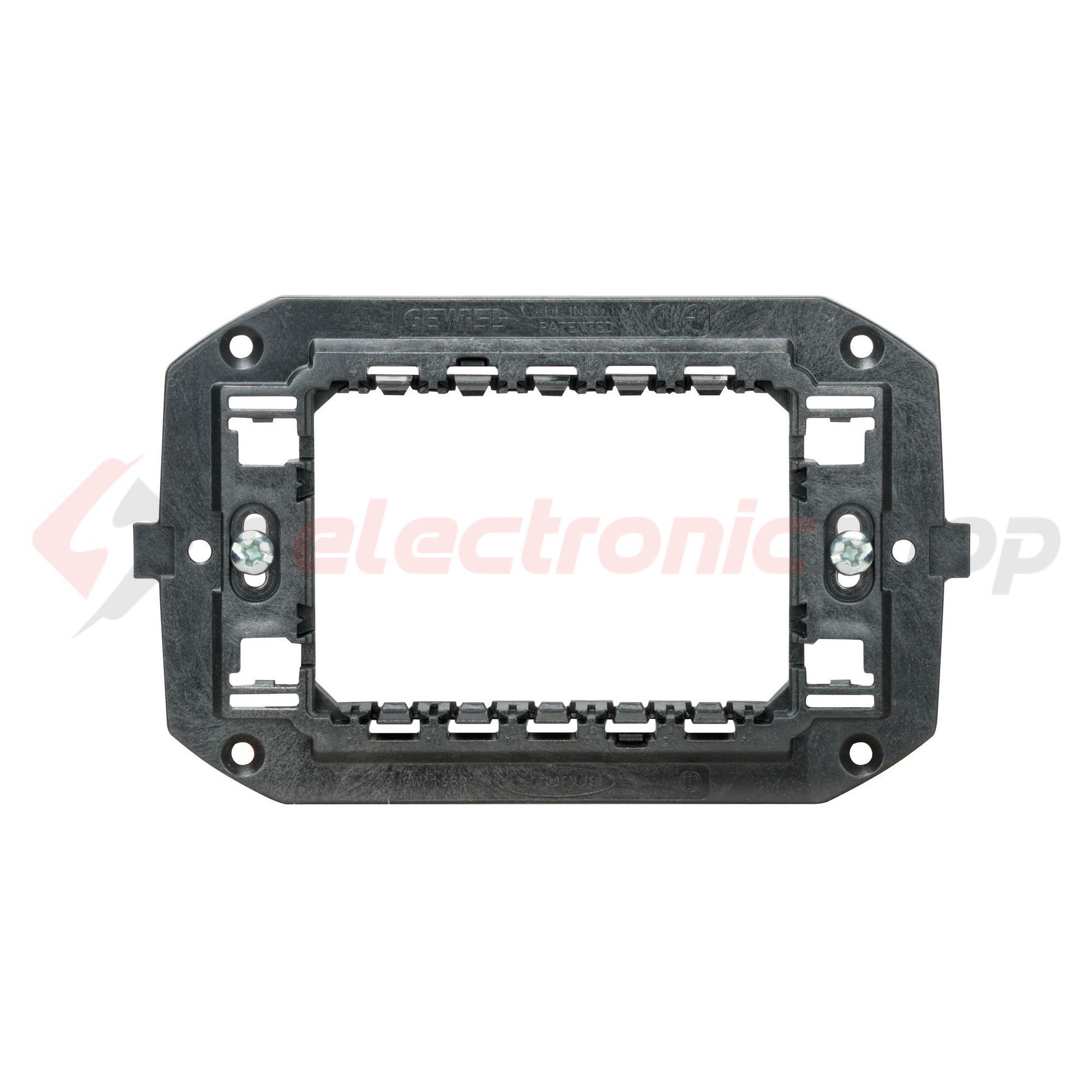 ChoruSmart szerelőkeret (IT) süllyesztett vízszintes 3M/vízsz. csavar GEWISS - GW16803