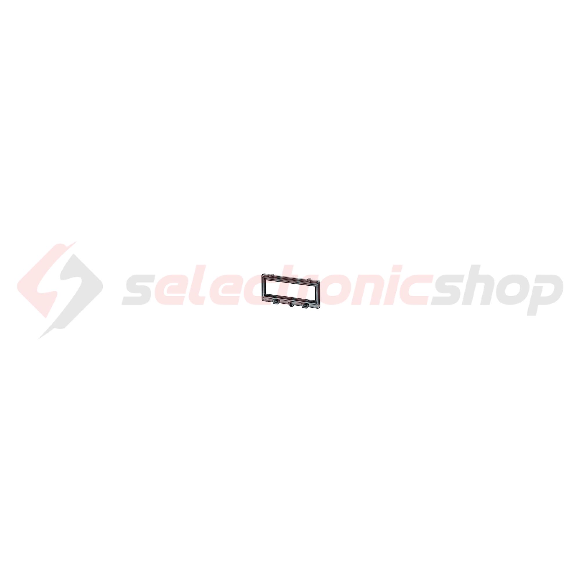 Csapófedél 12modul átlátszó 220mmx 60mmx műanyag Mi KL 12 Hensel - 2000059