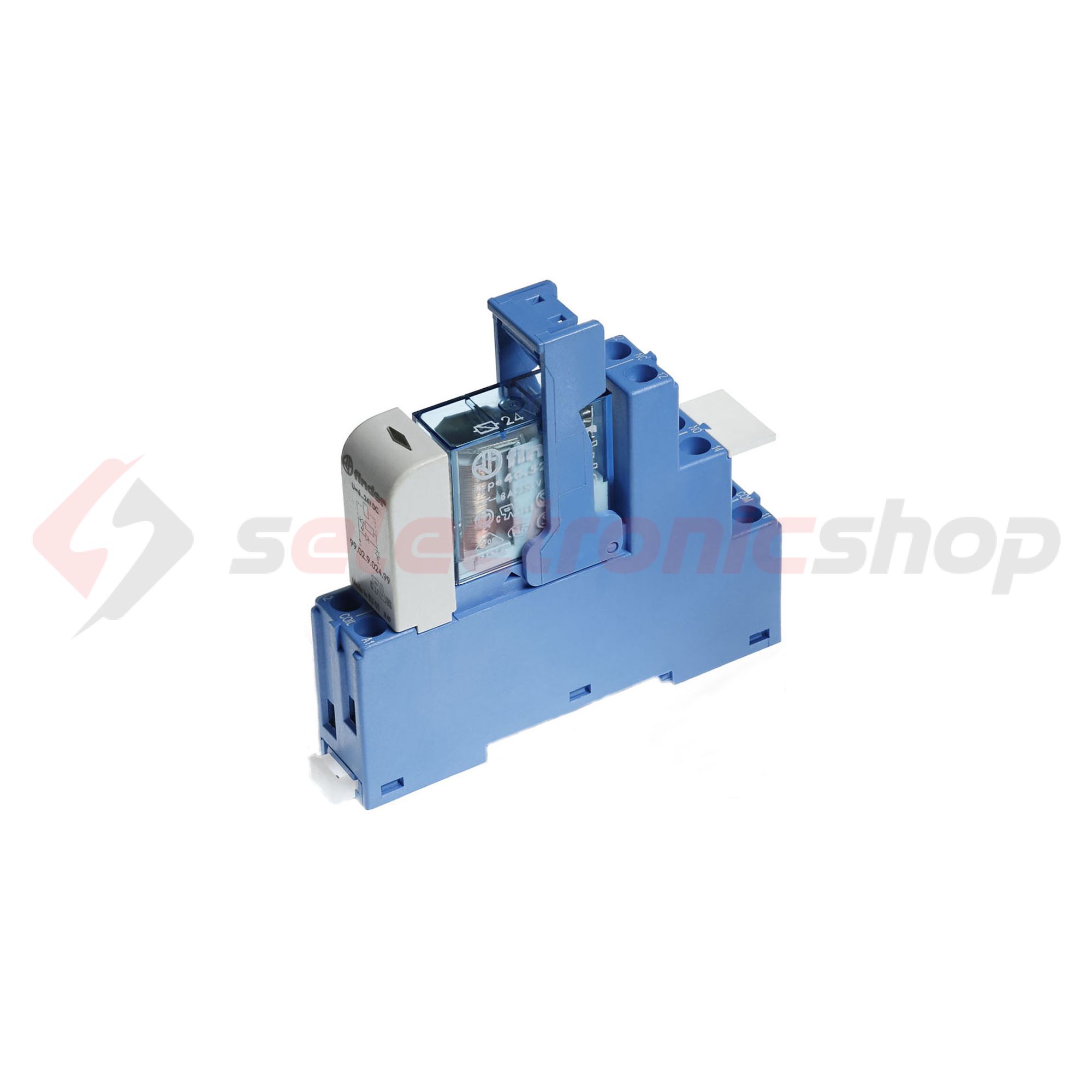 Csatolórelé érzékeny 8A 2-v csavaros 24VDC monostabil IP20 48.52.7.024.0050 FINDER - 485270240050