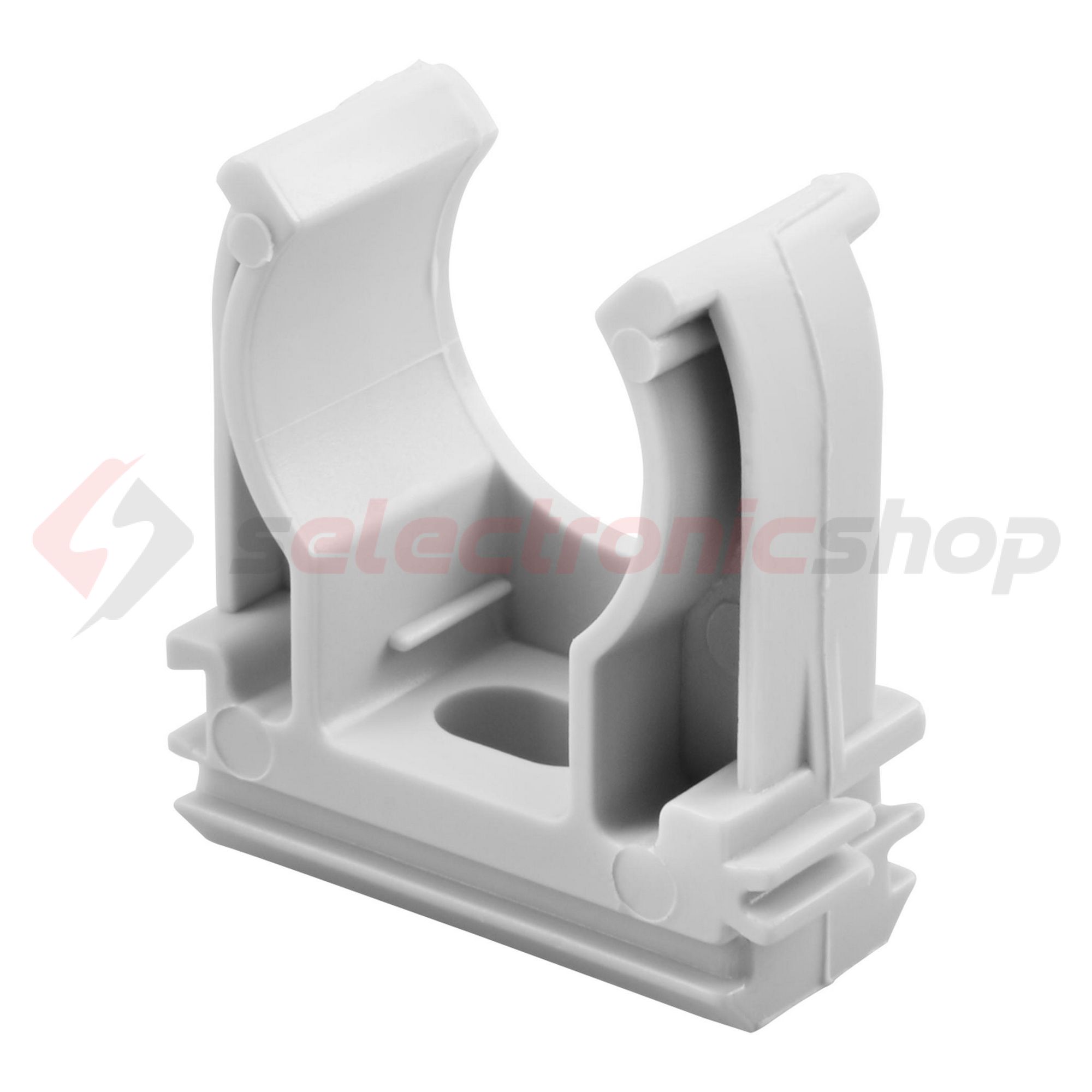 Csőbilincs MÜII 25mm-csőátmérőhöz műanyag 1-csőhöz szürke sorolható GW FIT GEWISS - GW50603