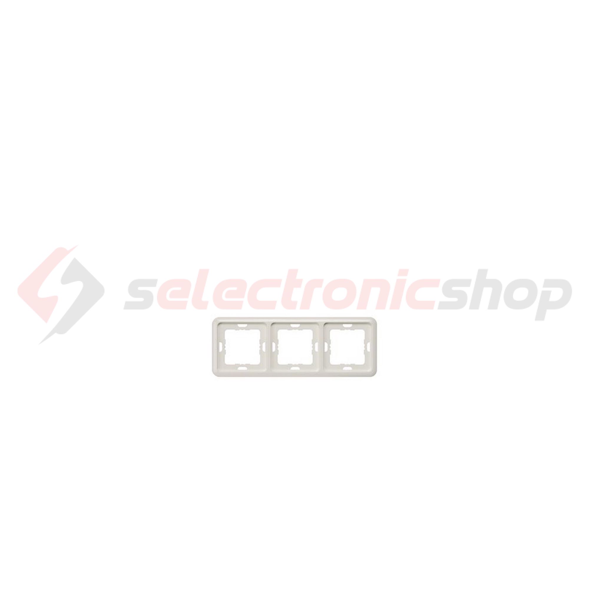 Delta Profil 5TG keret 3-as ezüst vízszintes és függőleges műanyag SIEMENS - 5TG1773