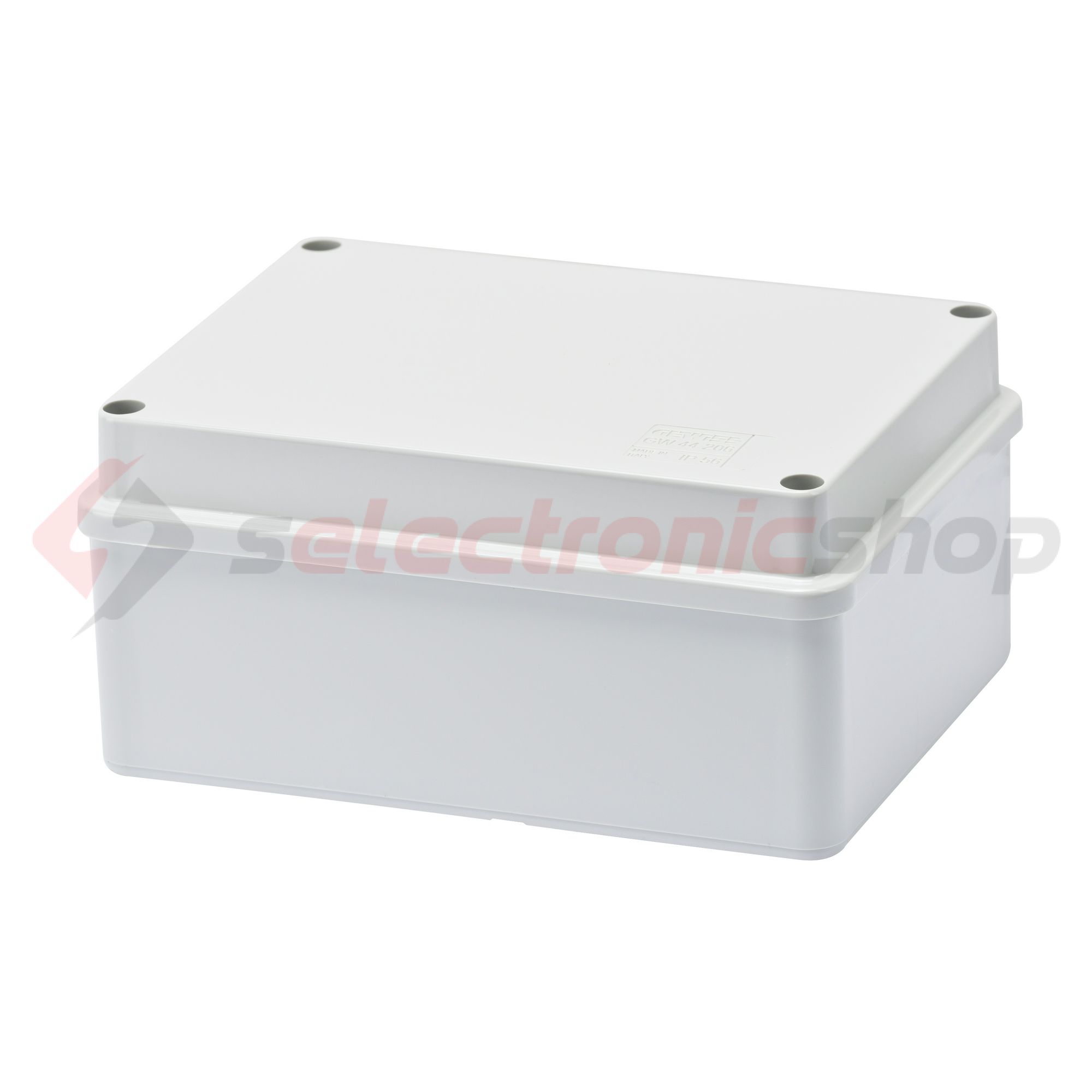 Doboz falonkívüli d29 fém csavarral műanyag 119mm x 159mm-hossz 76mm IP56 szürke 44CE GEWISS - GW44206