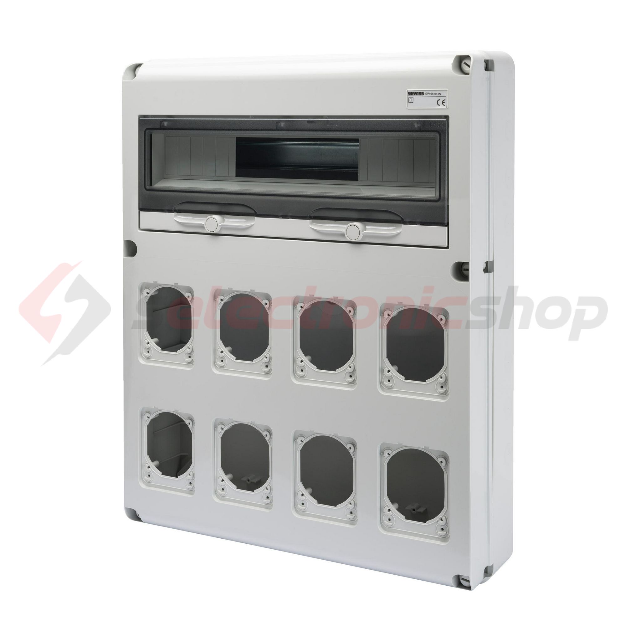 Dugaszoló kiselosztó 8-dugaljhellyel  68Q-DIN GEWISS - GW68013N