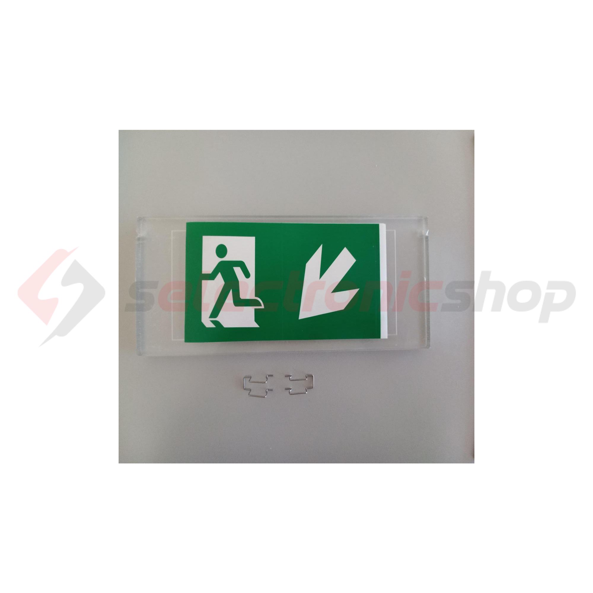 Élvilágító plexilap vészvilágítóhoz kétoldalas szimmetrikus műanyag MLX JM 515 LED HUNILUX - HL0016609