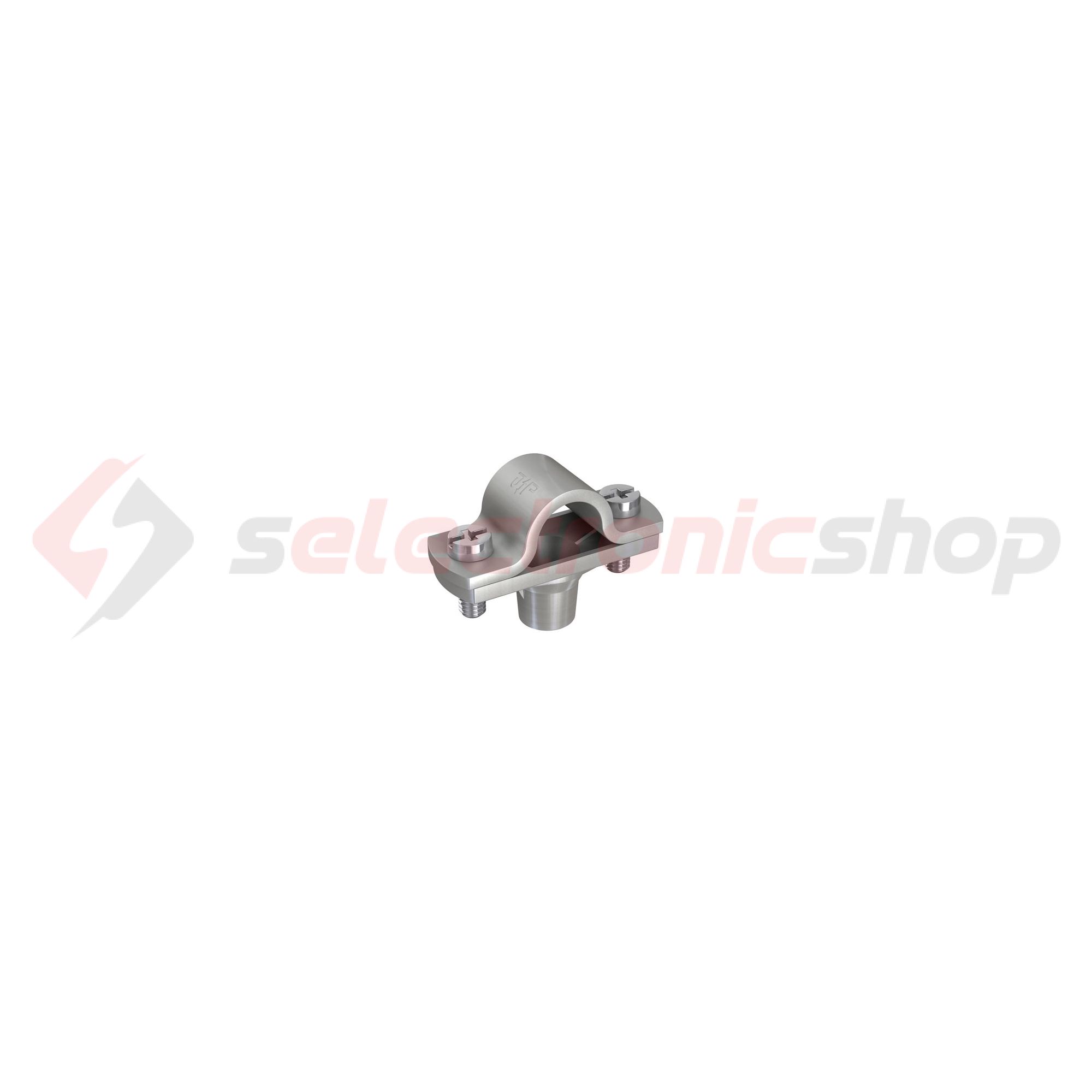 Felfogórúd-tartó csavarbilincs 16mm tűzihorganyzott acél furat M-menet-szerelés J.PRÖPSTER - 110075