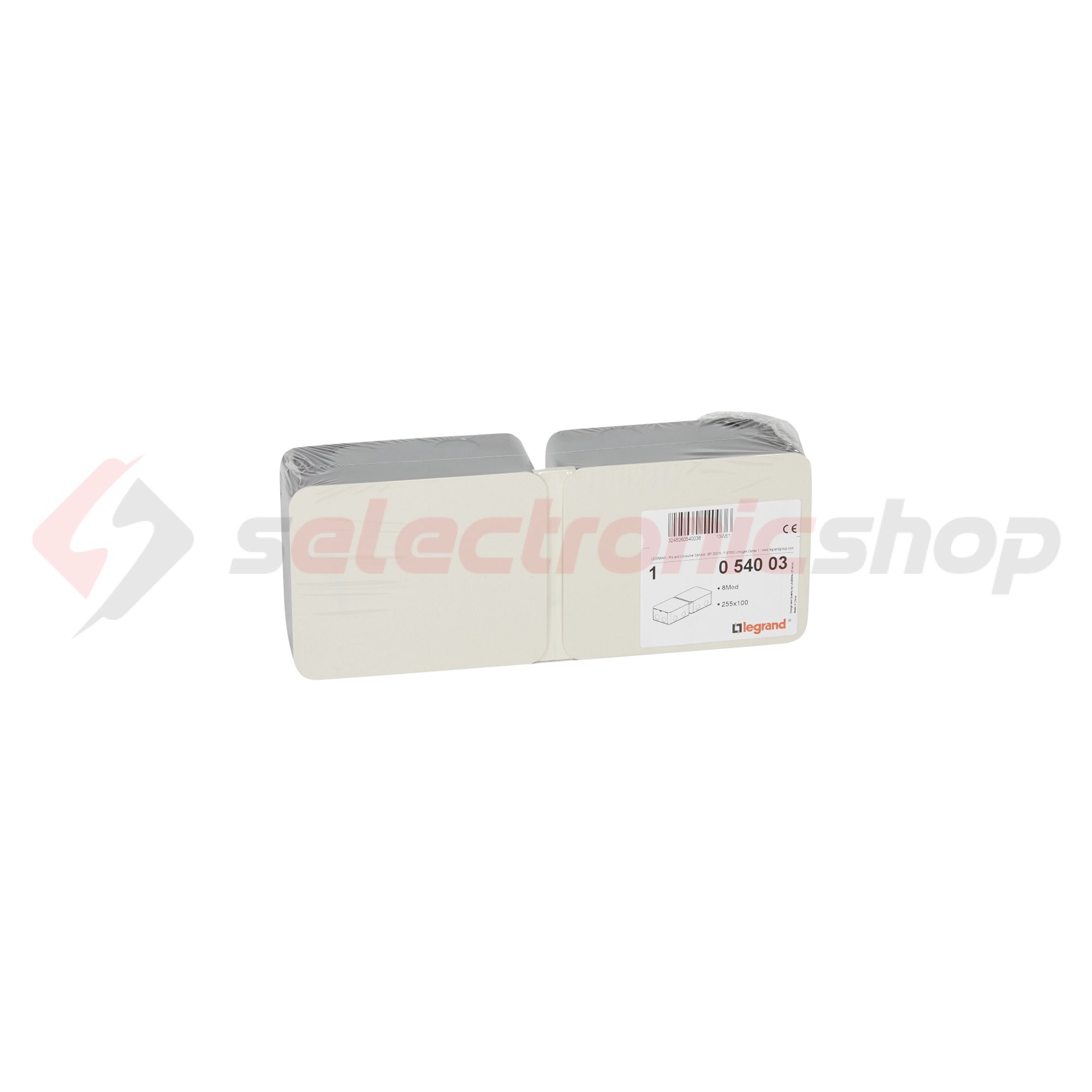 Felnyíló doboz betonpadlóba fém 2x4M beépíthető téglalap fekete Pop-up LEGRAND - 054003