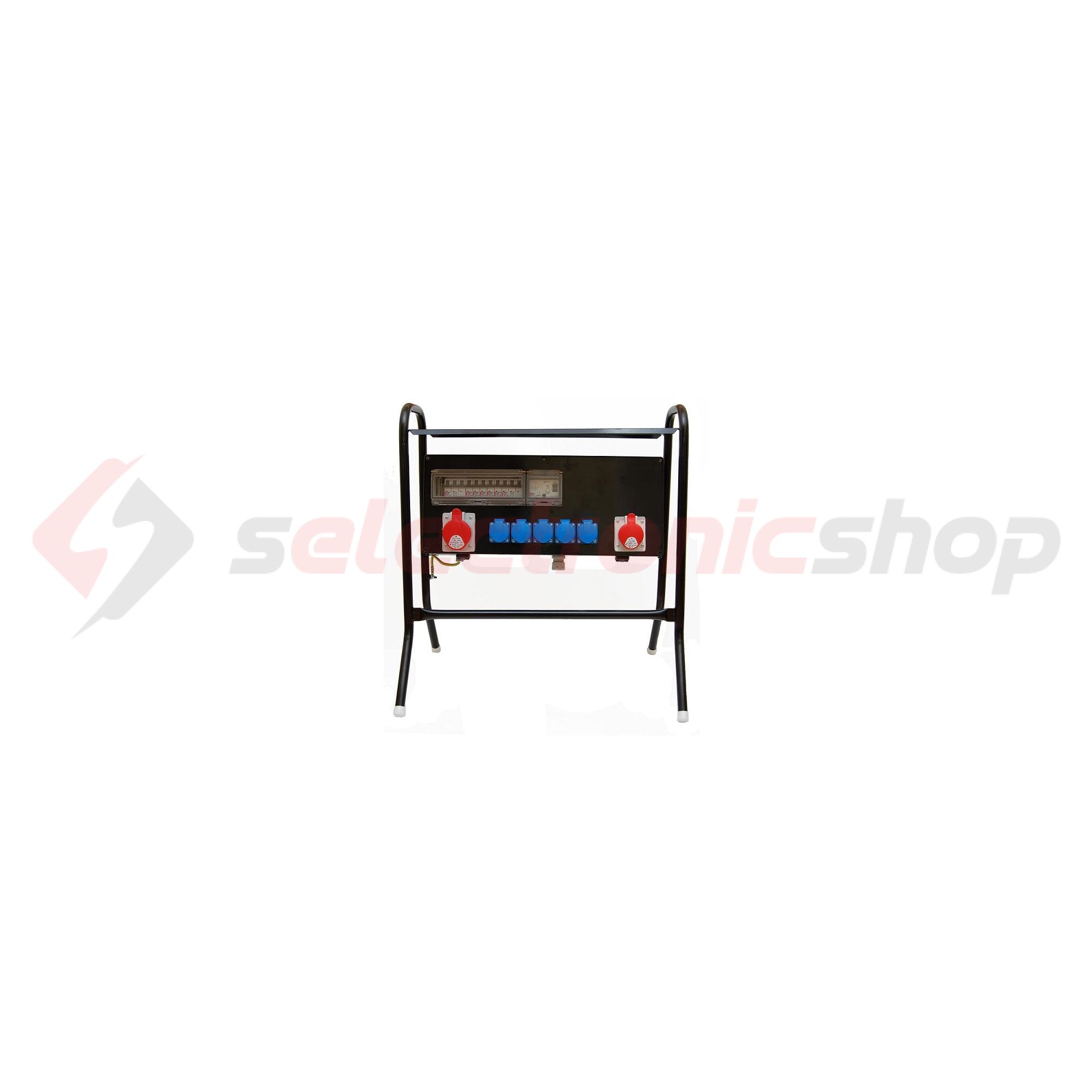 Felvonulási szekrény állványon 5x3P16A/230V 1x5P16A/400V 1x5P32A/400V 63A CSE 200 Csatári Plast - CSP51021020