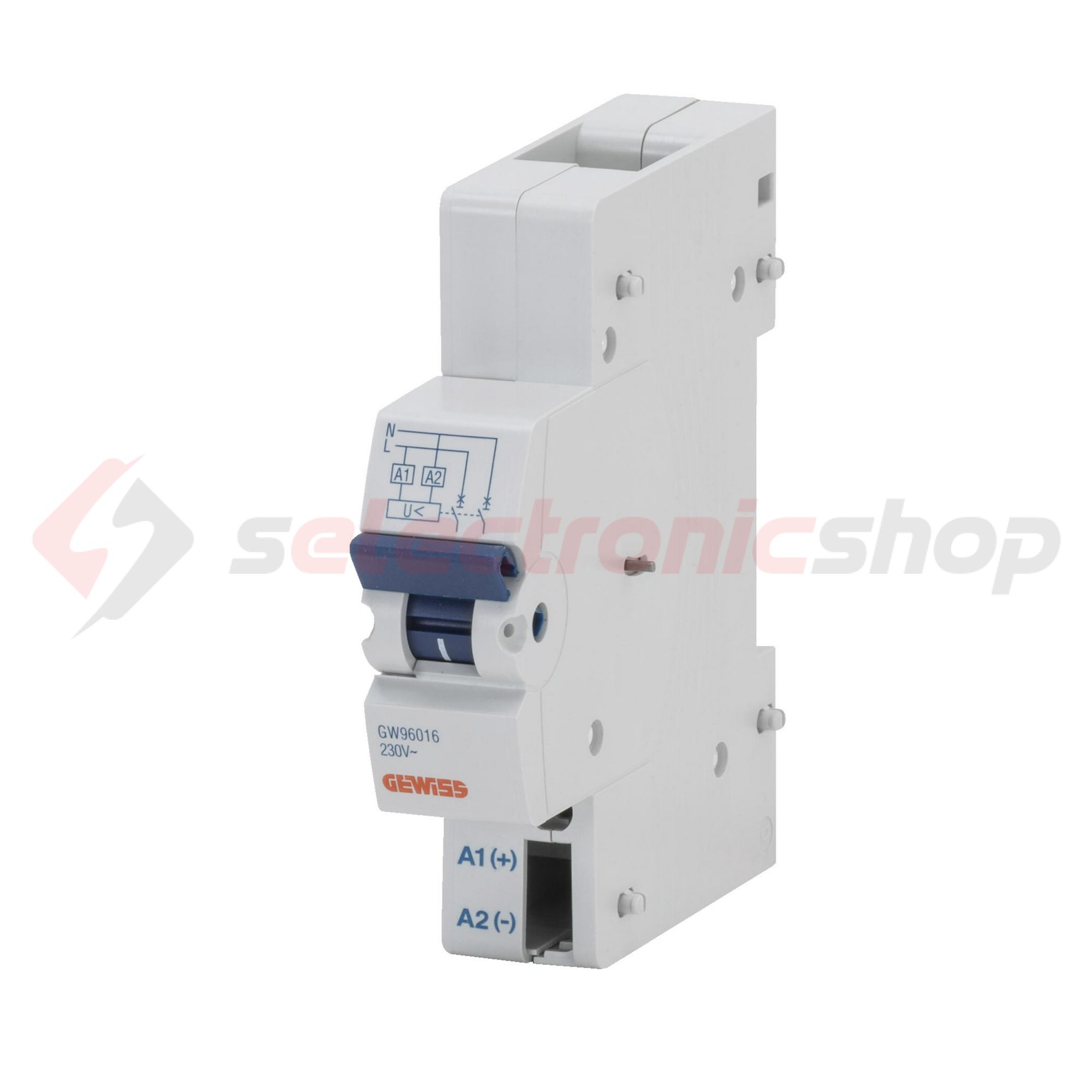 Feszültségcsökkenési kioldó MTC/MT/MTHP/MDC-hez 230V AC 1modul 90AM GEWISS - GW96016