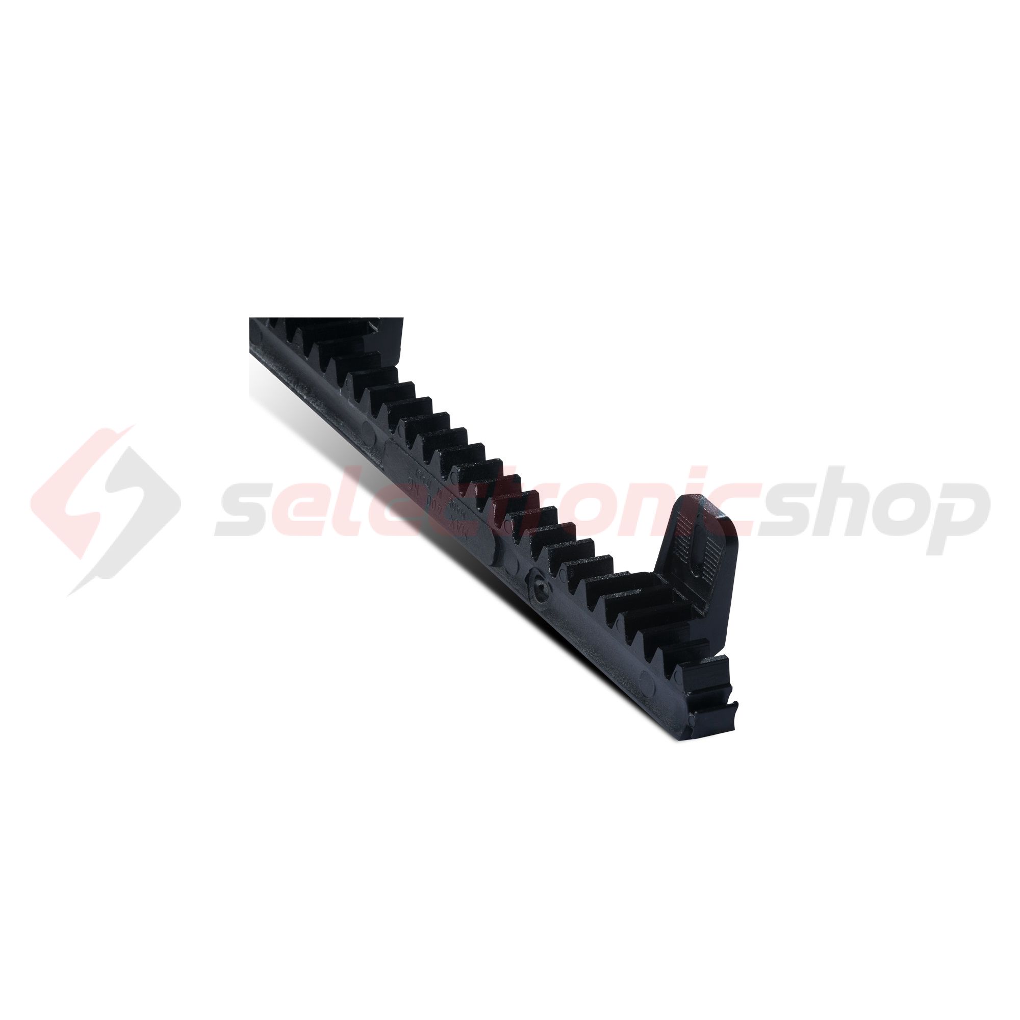 Fogasléc tolókapuhoz M4 fémszálas műa.  1m 6rögzítőfül  CRV6 OVERGATE