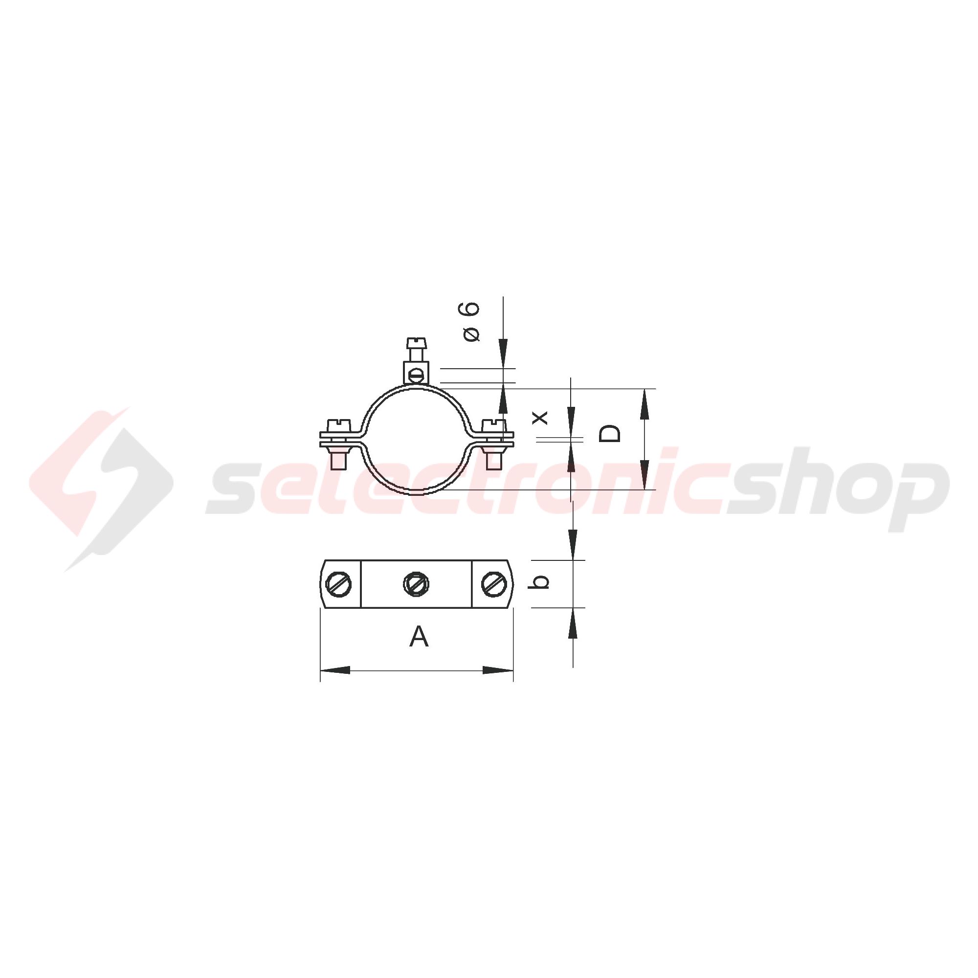 Földelő csőbilincs 1