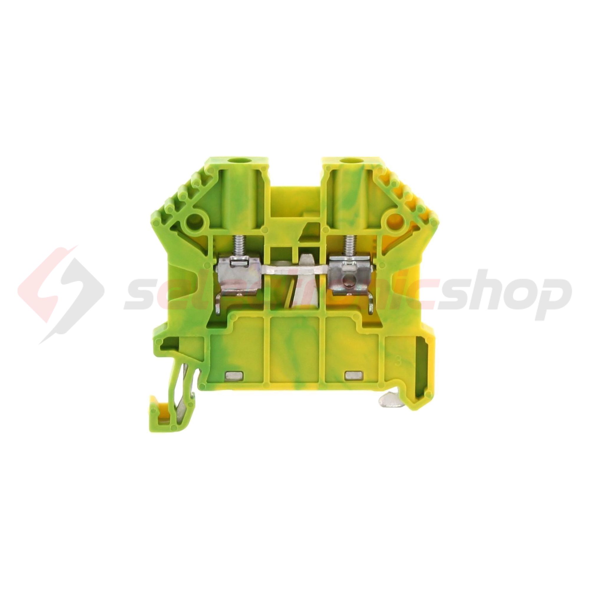 Földelő sorkapocs TS35 zöld/sárga csavaros csavaros SSL 2,5/2A GNYE CONTA-CLIP - 17103.2