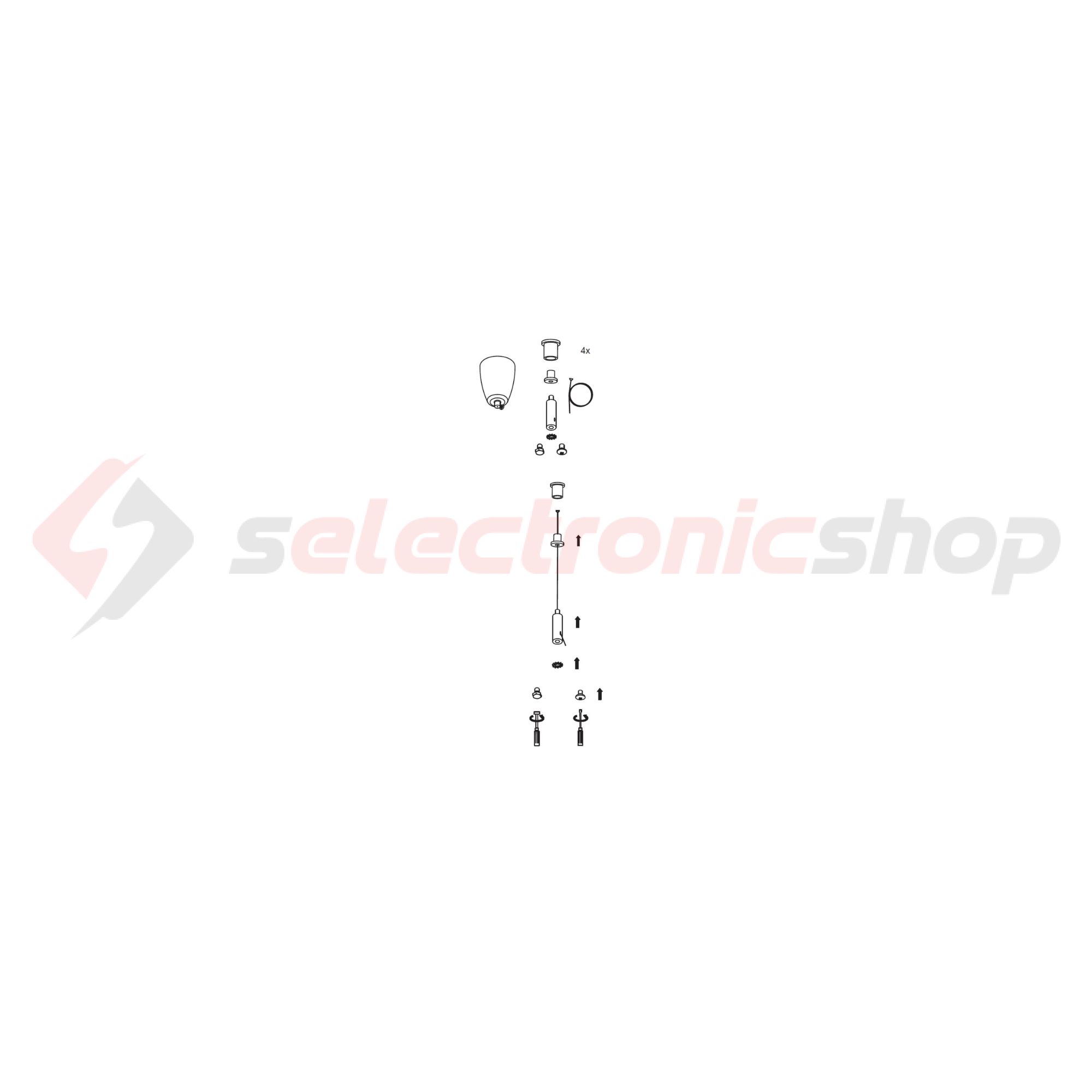 Függesztő univerzális 4-pontos acél ZHUNI4 MODUS