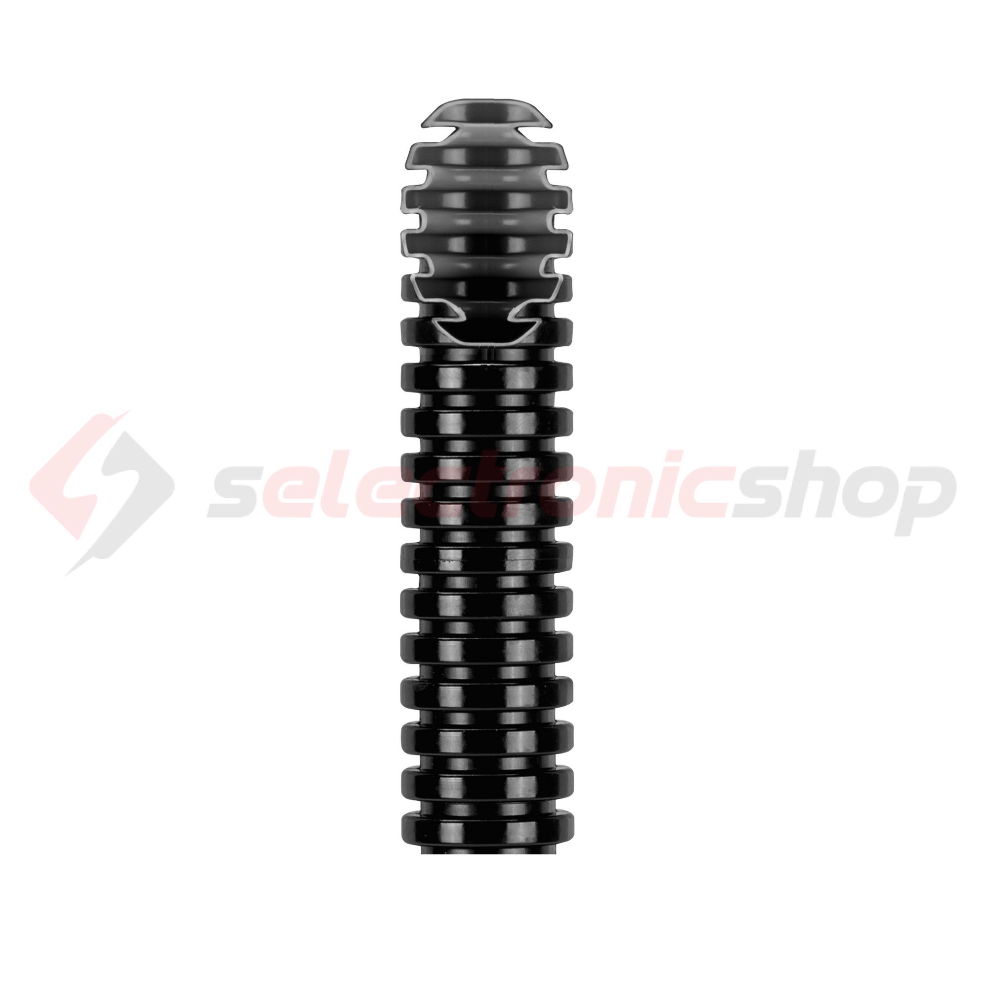 Gégecső  lépésálló 20/50m (d=14,1mm) fekete UV-álló FK15 750N 2J PVC GEWISS - DX15020R50