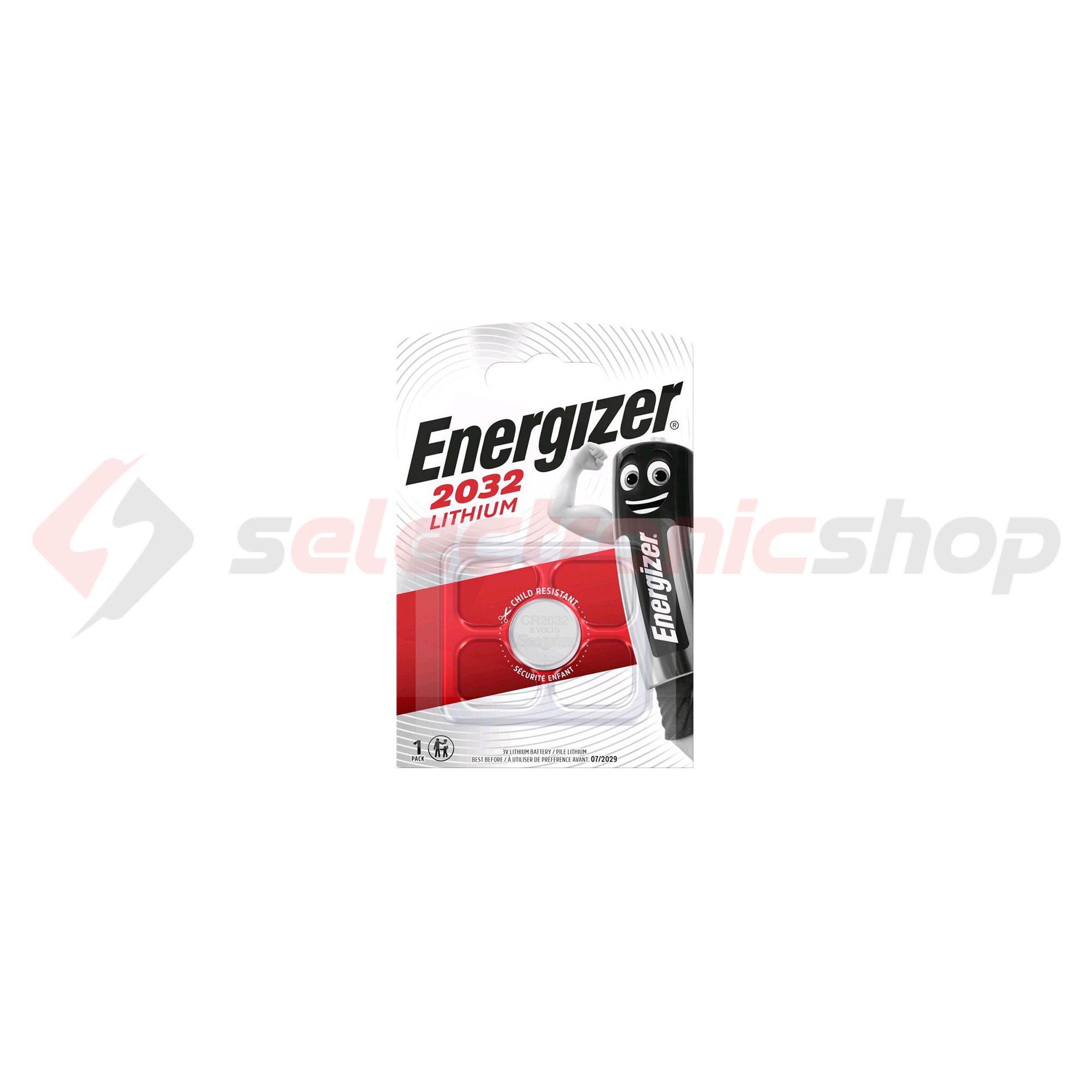 Gombelem CR2032 3V lítium CR2032 gombelem Energizer - CR2032B1