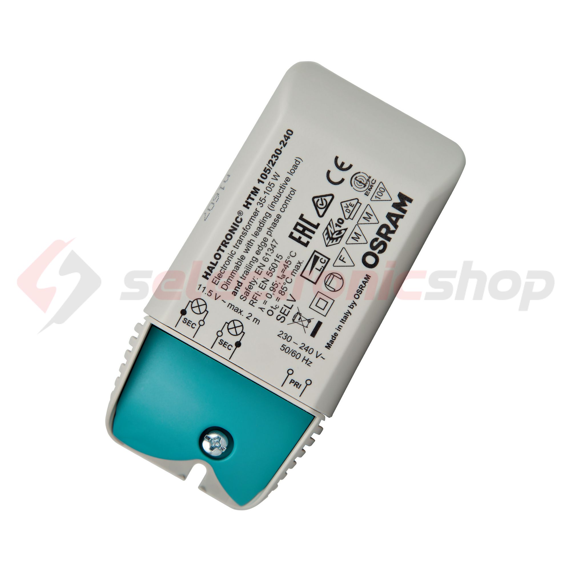 Halogén trafó DIM elektronikus trafó 230-240V/ 11,3-11,4V 35-105W DIM HTM 105/230-240/12 OSRAM - 4050300442334
