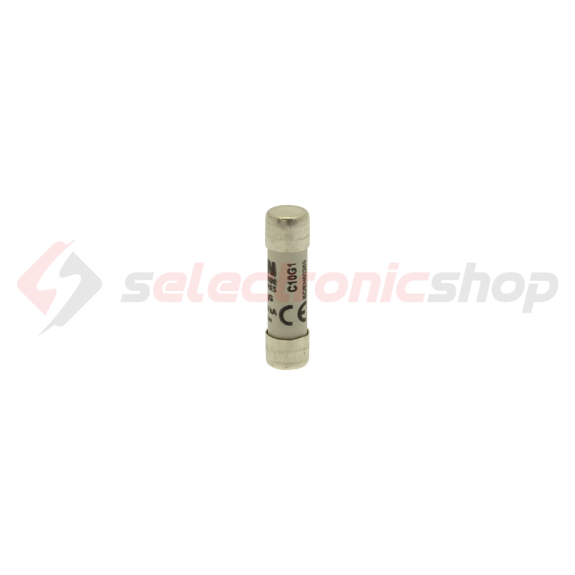 Hengeres biztosítóbetét gG gL/gG 10x38mm 1A 500V AC Bussmann EATON - C10G1