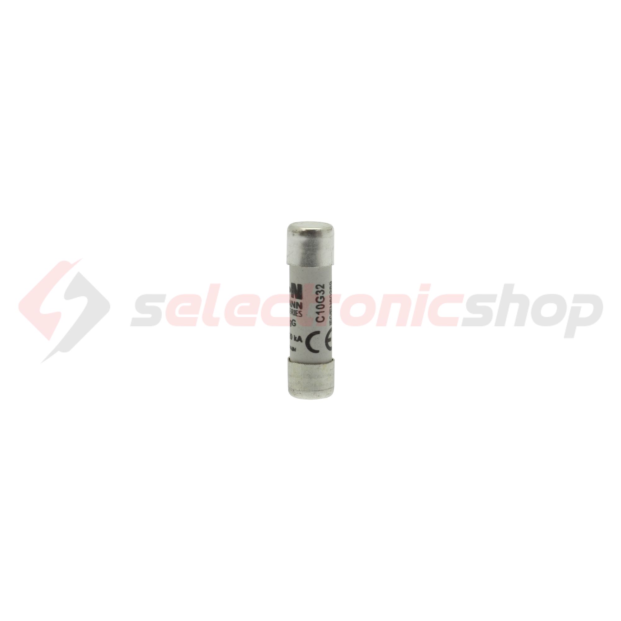 Hengeres biztosítóbetét gG gL/gG 10x38mm 32A 400V AC Bussmann EATON - C10G32