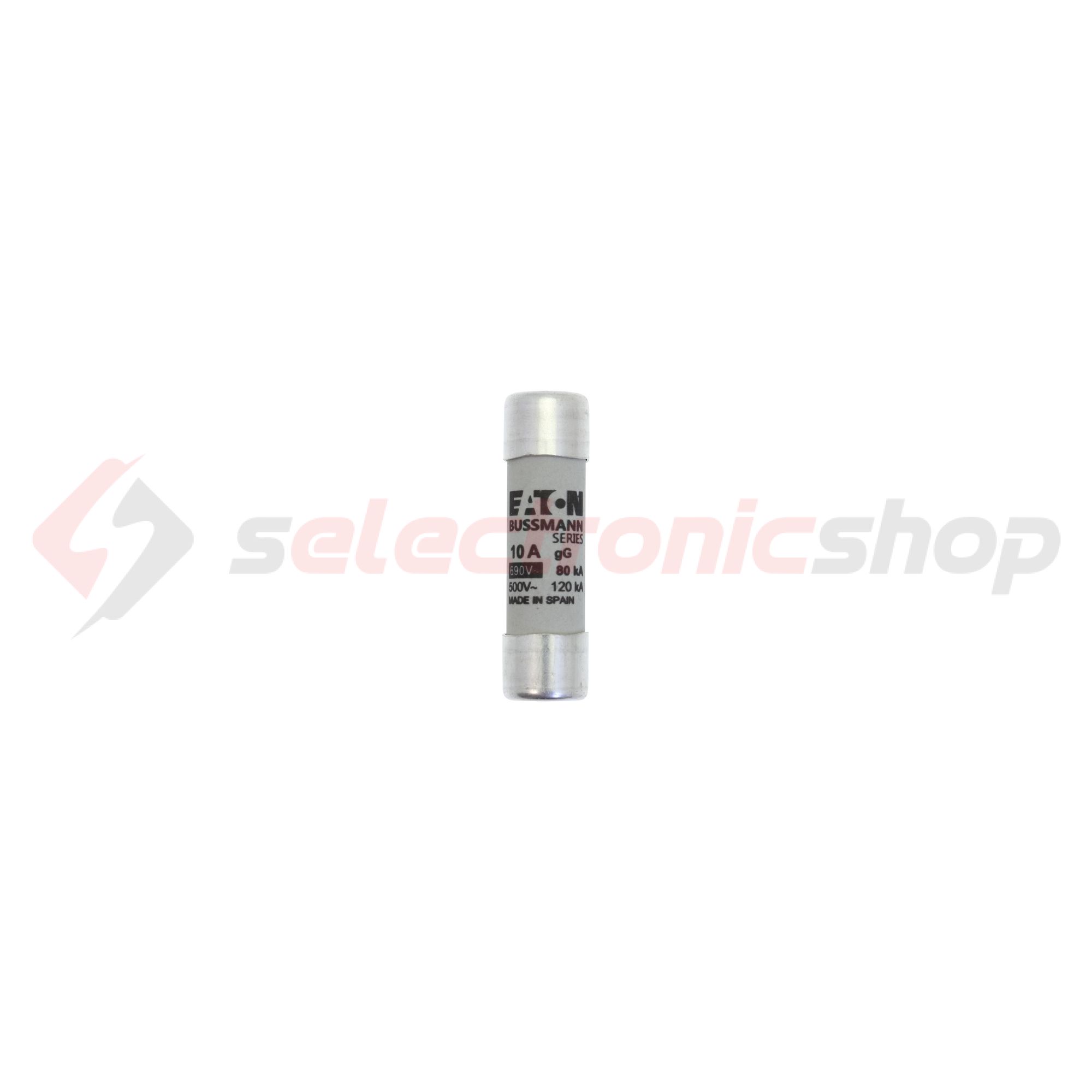 Hengeres biztosítóbetét gG gL/gG 14x51mm 10A 690V AC Bussmann EATON - C14G10