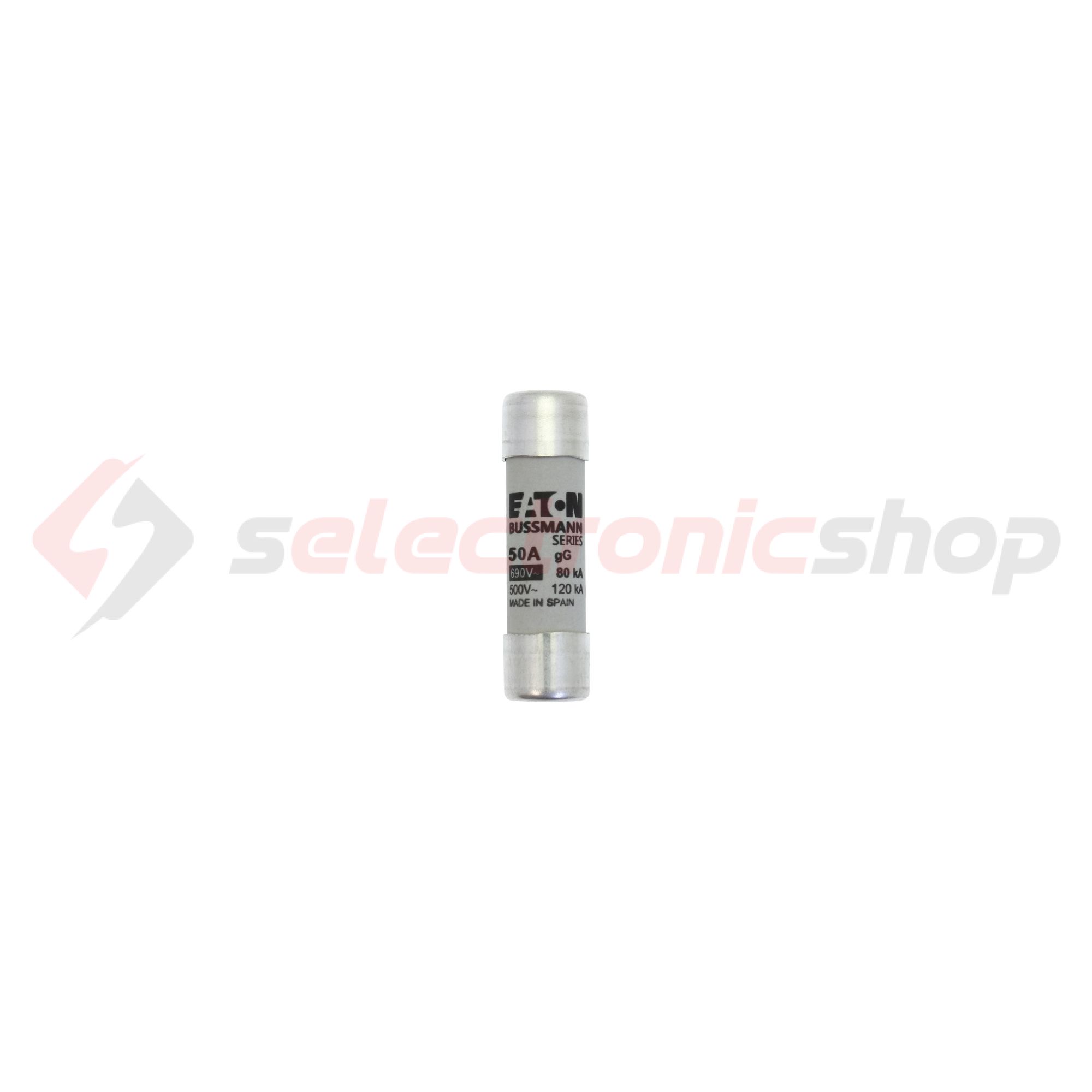 Hengeres biztosítóbetét gG gL/gG 14x51mm 50A 400V AC Bussmann EATON - C14G50