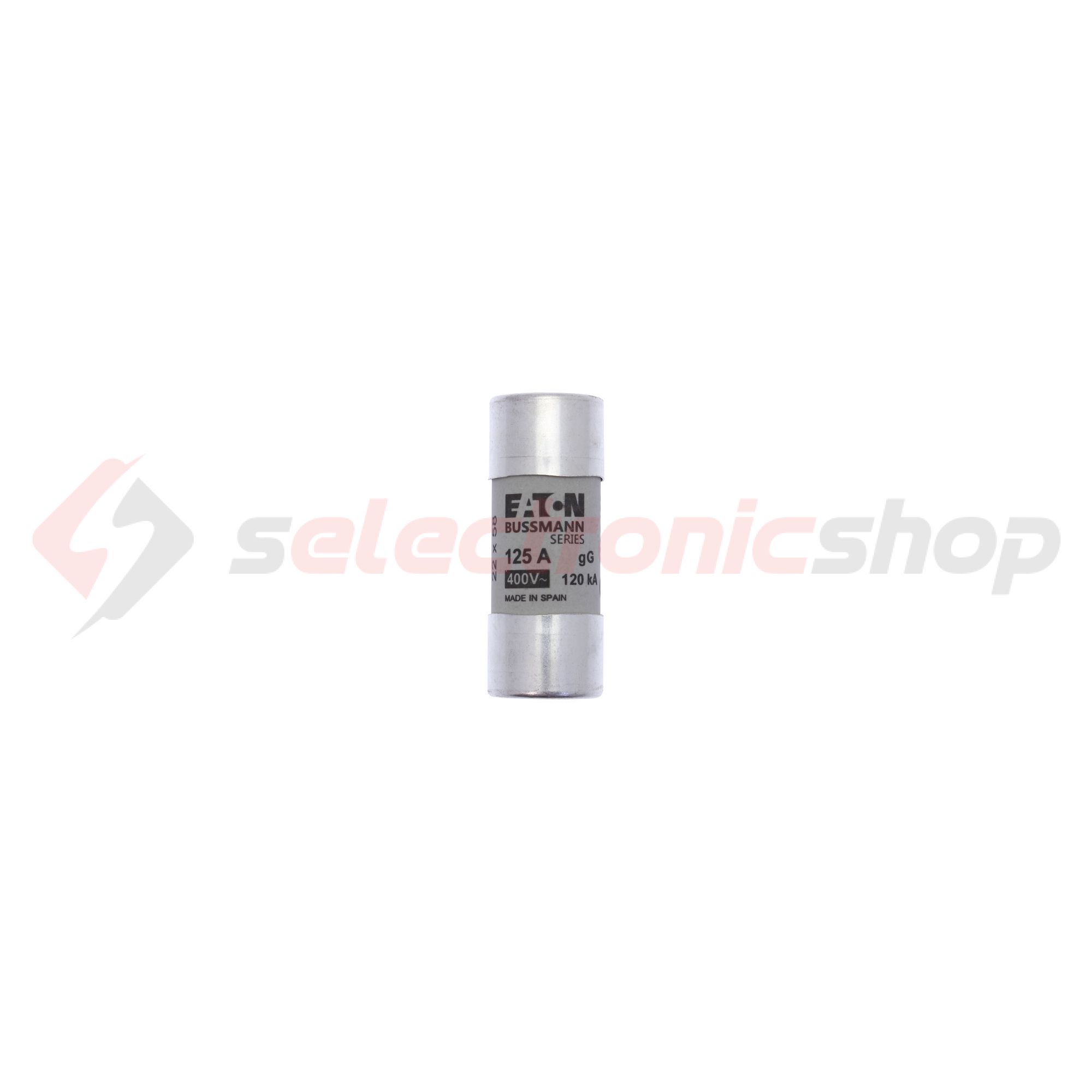 Hengeres biztosítóbetét gG gL/gG 22x58mm 125A 400V AC Bussmann EATON - C22G125