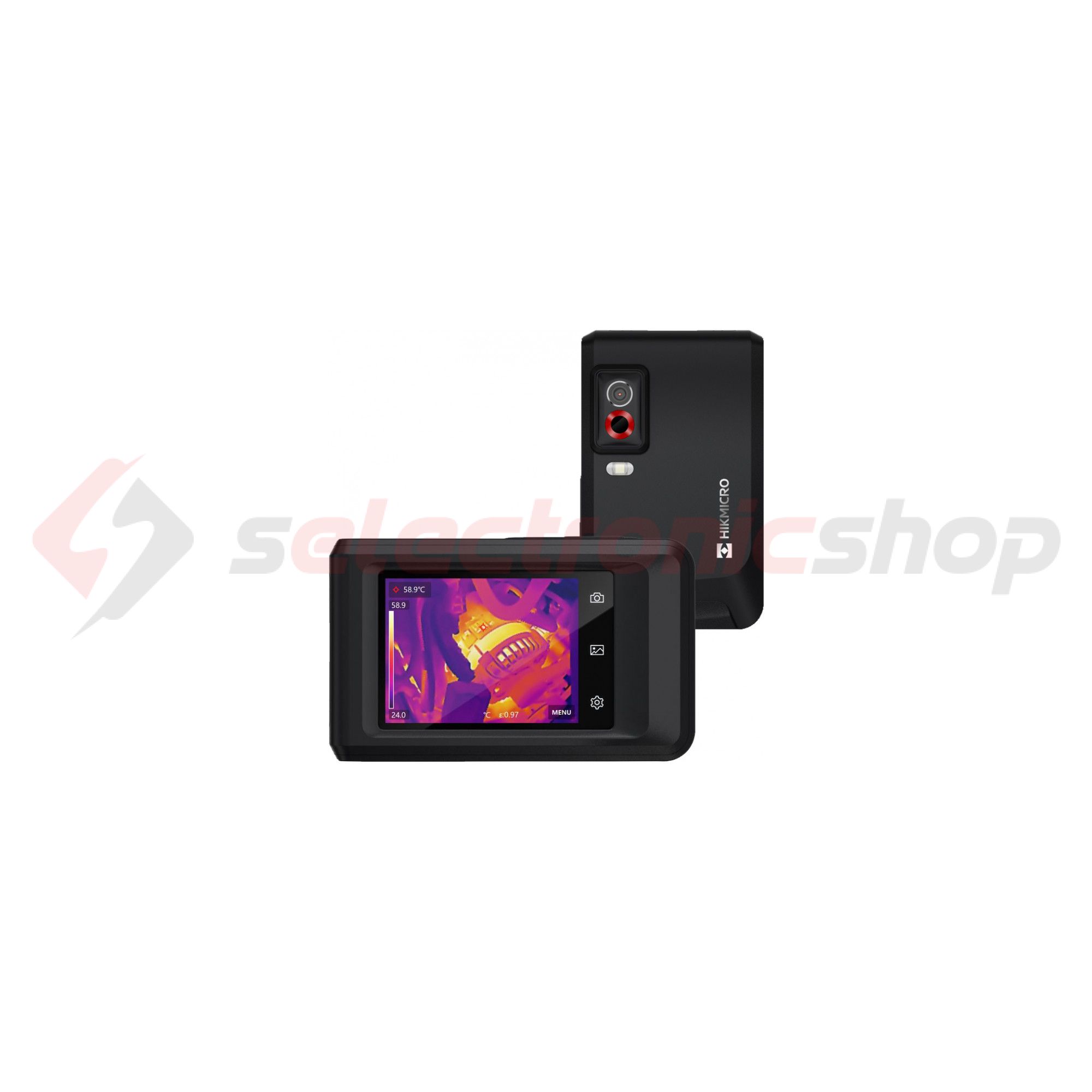 Hőkamera elektro kézi f1,35mm 96x96px hőkép -20-350°C IP54 HM-TP40-1AQF/W-PocketE HIKMICRO - 308200414