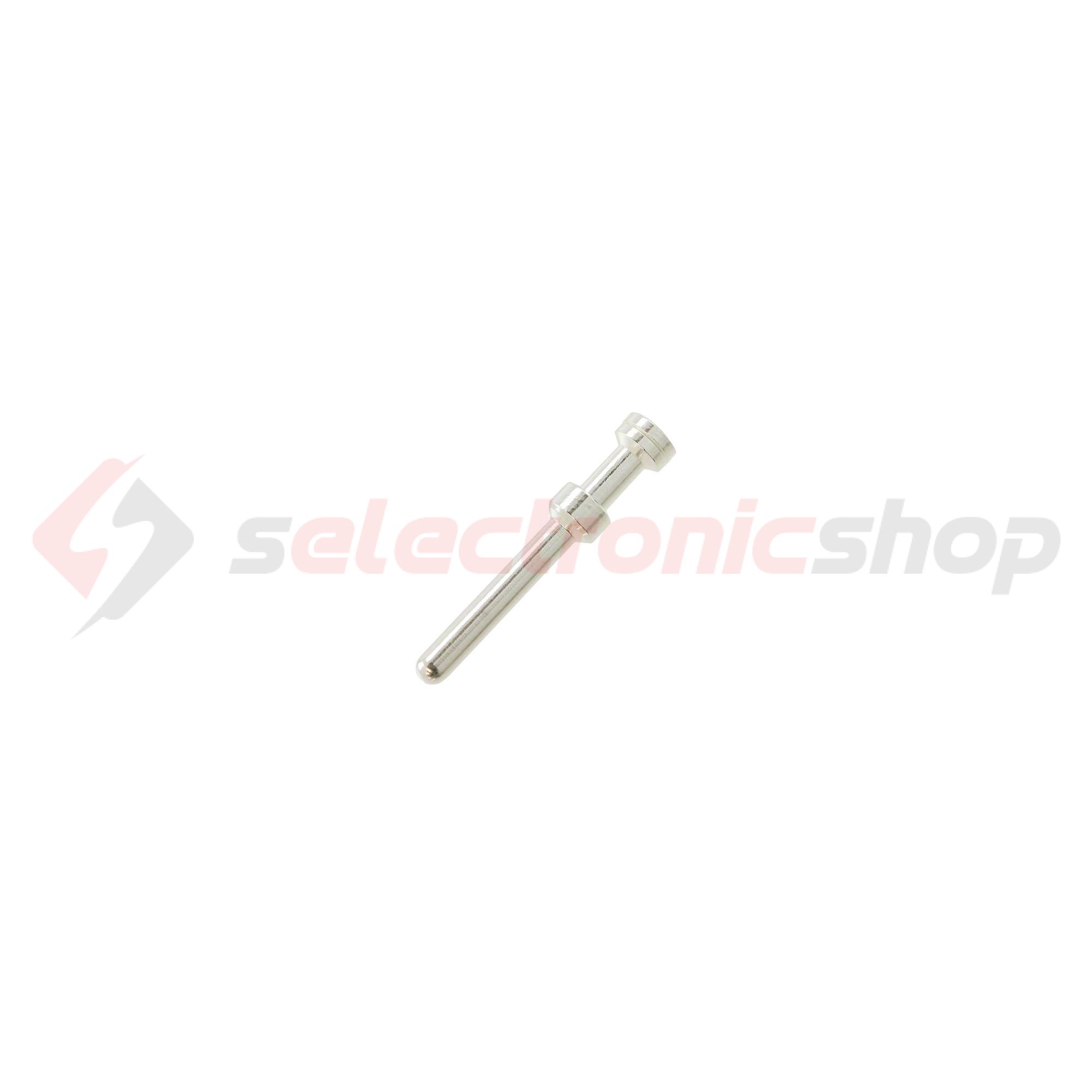 Ipari csatlakozó érintkező apa krimpelt 16A Han E M Crimp Contact Ag 1,0 mm/18AWG HARTING - 09330006105