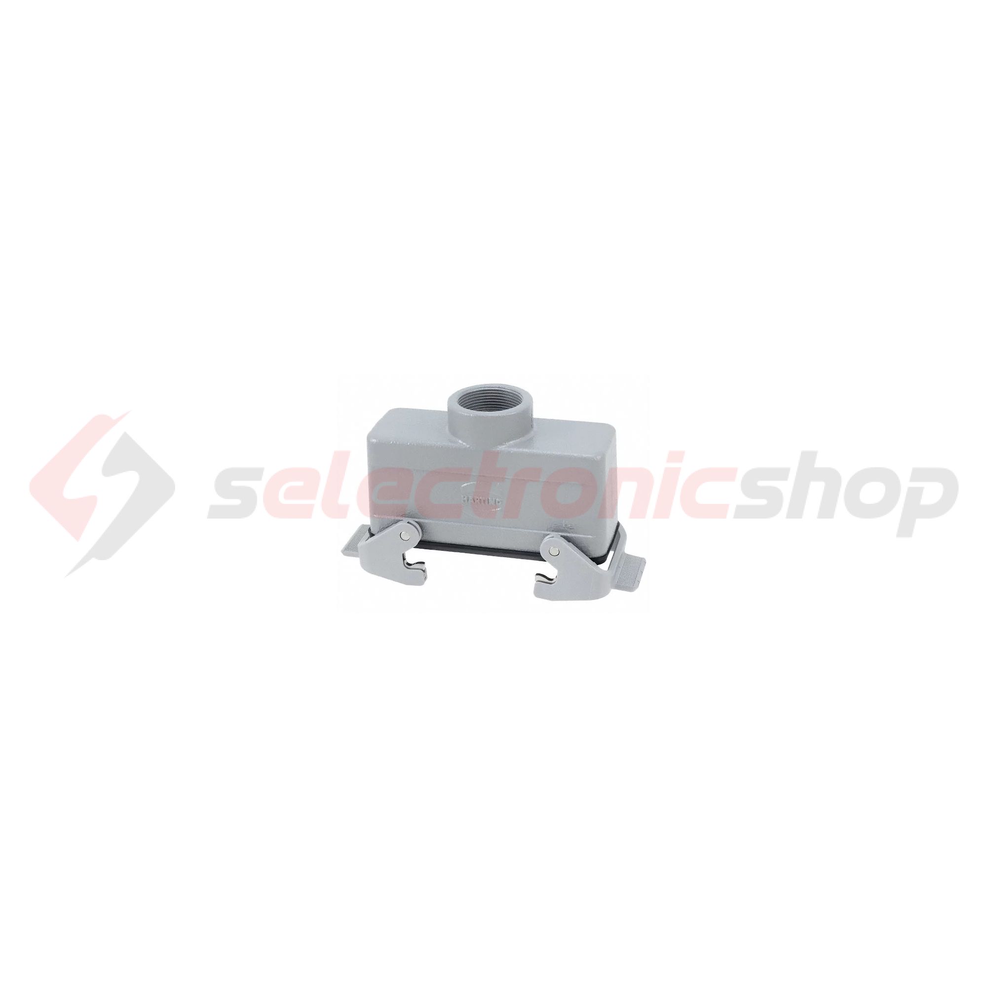 Ipari csatlakozó ház lengő aljzat alumínium-ház IP65 Han 24B-kg-QB-M32 HARTING - 19300241732