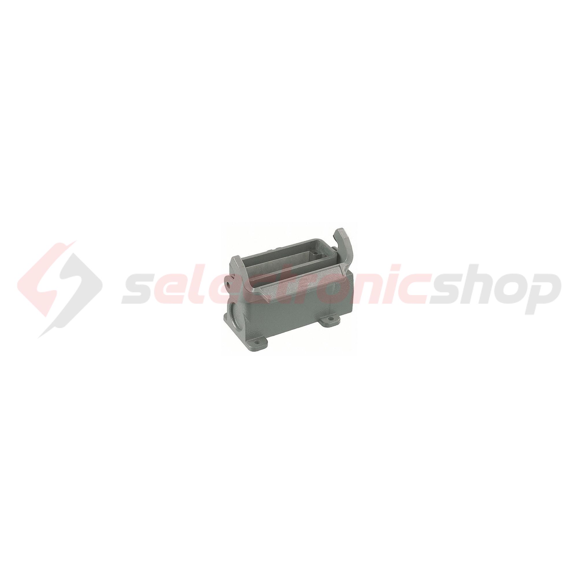 Ipari csatlakozó ház zárt ajlzat négyszögletes alumínium IP65 Han 16A-asg1-LB-16 HARTING - 09200160251