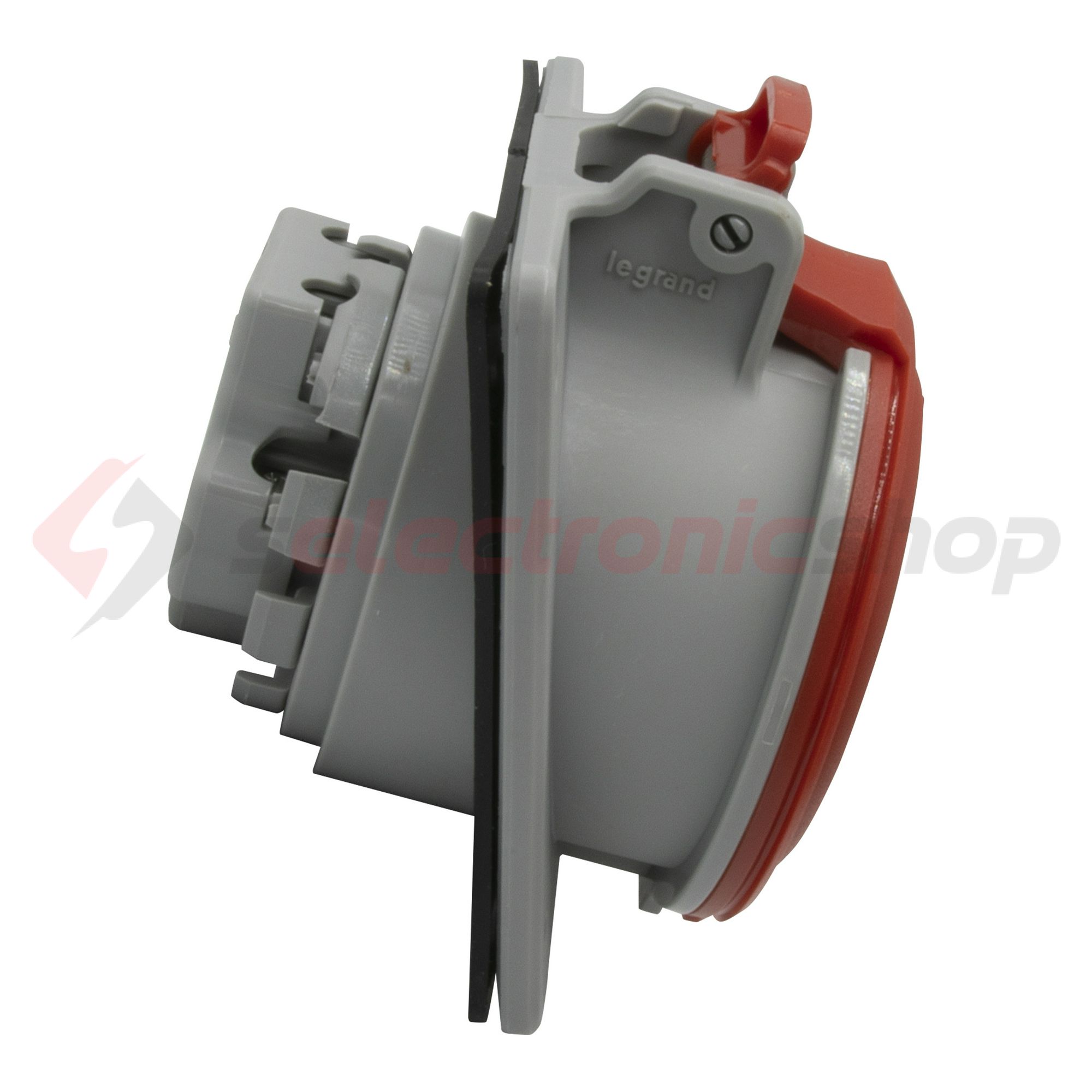 Ipari dugalj beépíthető 3P+N+E 32A 400V(50+60Hz) piros IP44 P17 Tempra PRO Dafbe-324k06 m LEGRAND - 555289