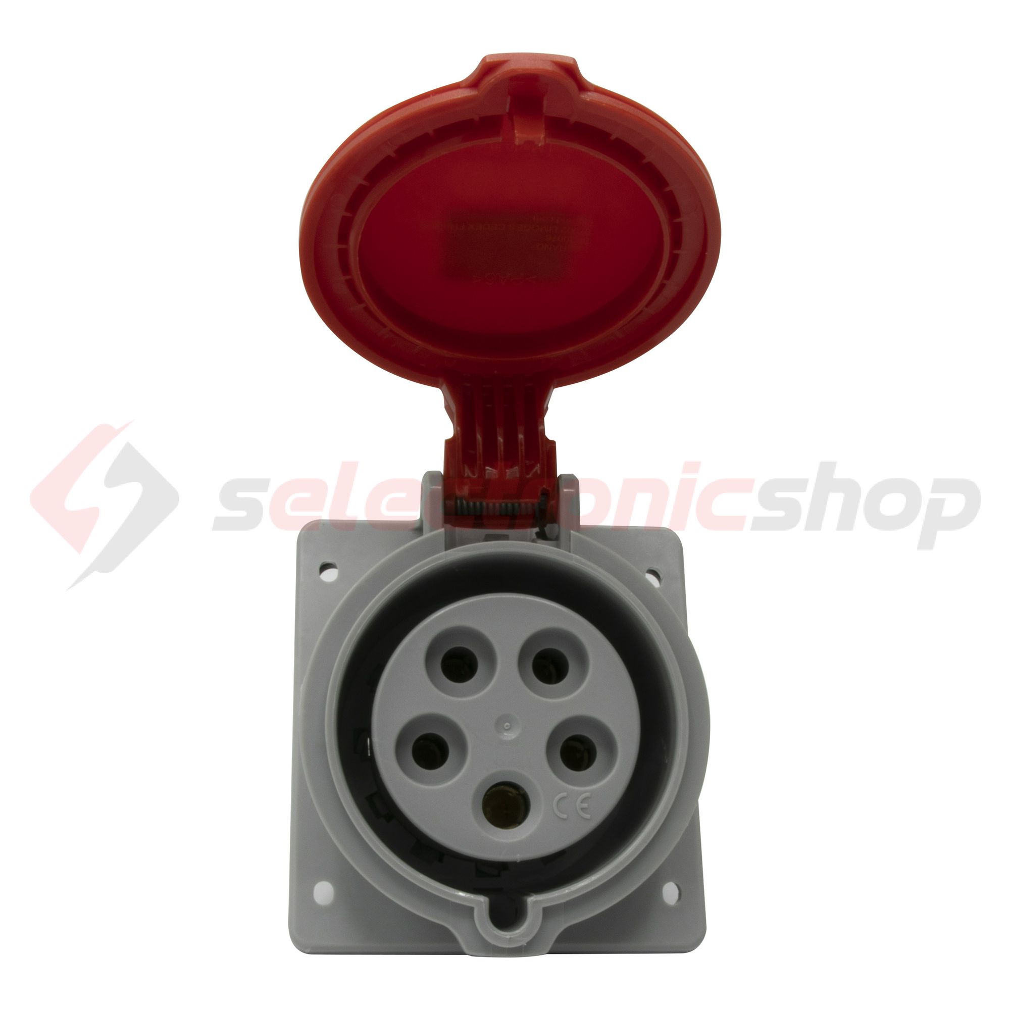 Ipari dugalj beépíthető 3P+N+E 32A 400V(50+60Hz) piros IP44 P17 Tempra PRO Dafbe-324k06 m LEGRAND - 555289