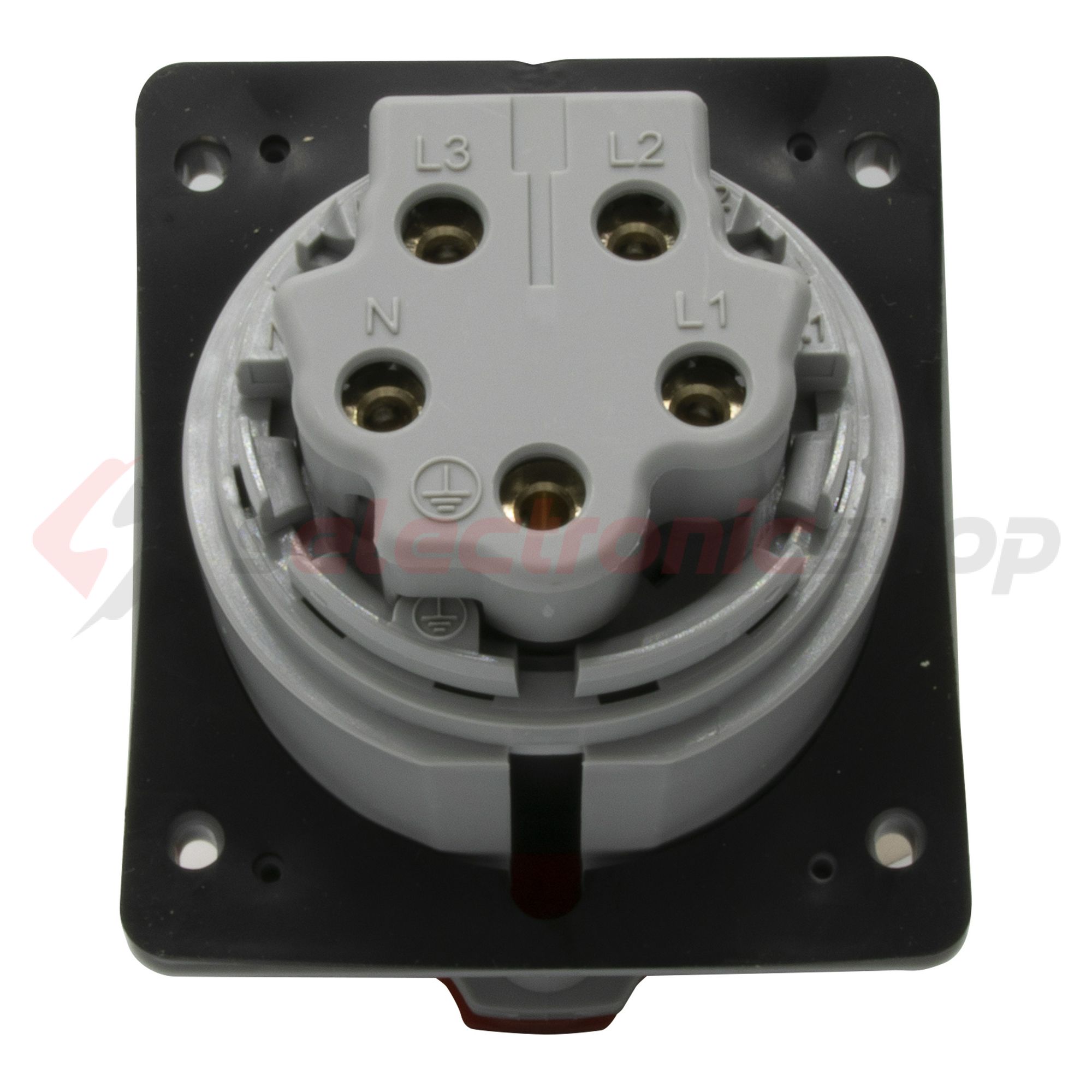 Ipari dugalj beépíthető 3P+N+E 32A 400V(50+60Hz) piros IP44 P17 Tempra PRO Dafbe-324k06 m LEGRAND - 555289