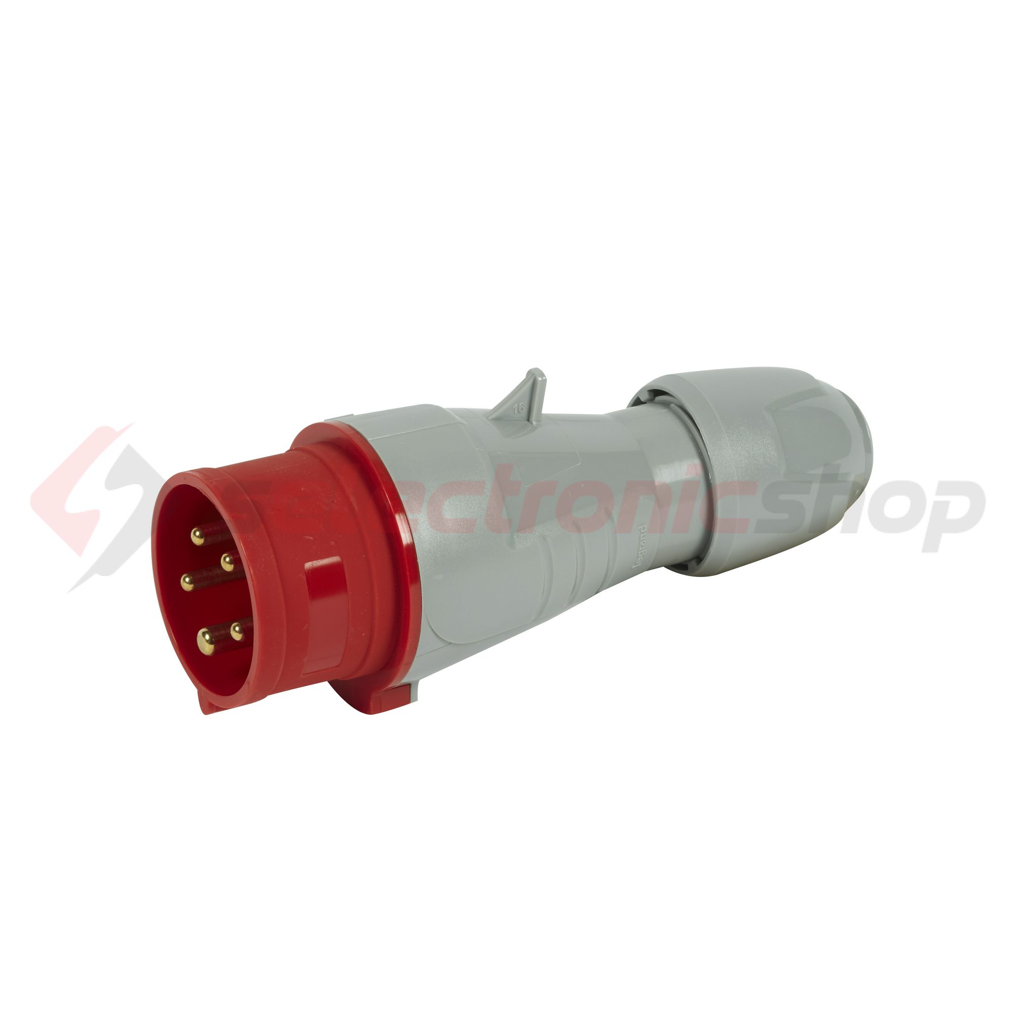 Ipari dugvilla lengő 3P+N+E 16A 380-415V(50+60Hz) piros IP44 műanyag P17 Tempra PRO LEGRAND - 555129