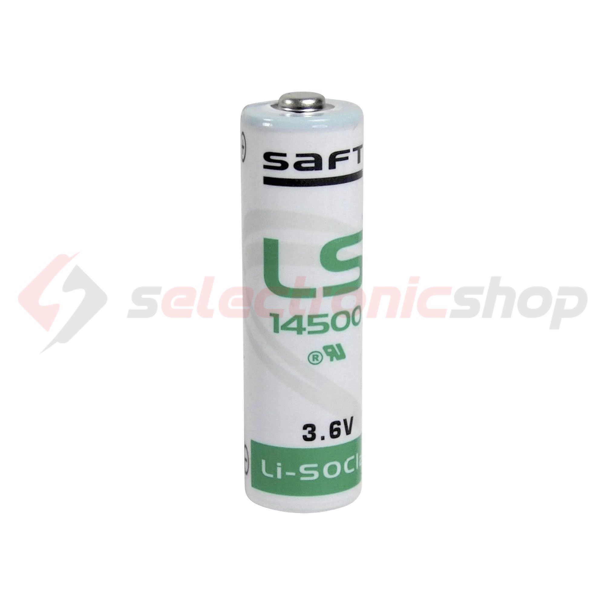 Ipari elem lítium-thionyl-klorid (Li-SoCl2) 3.6V lítium Mignon(AA/R6) SAFT - LS14500