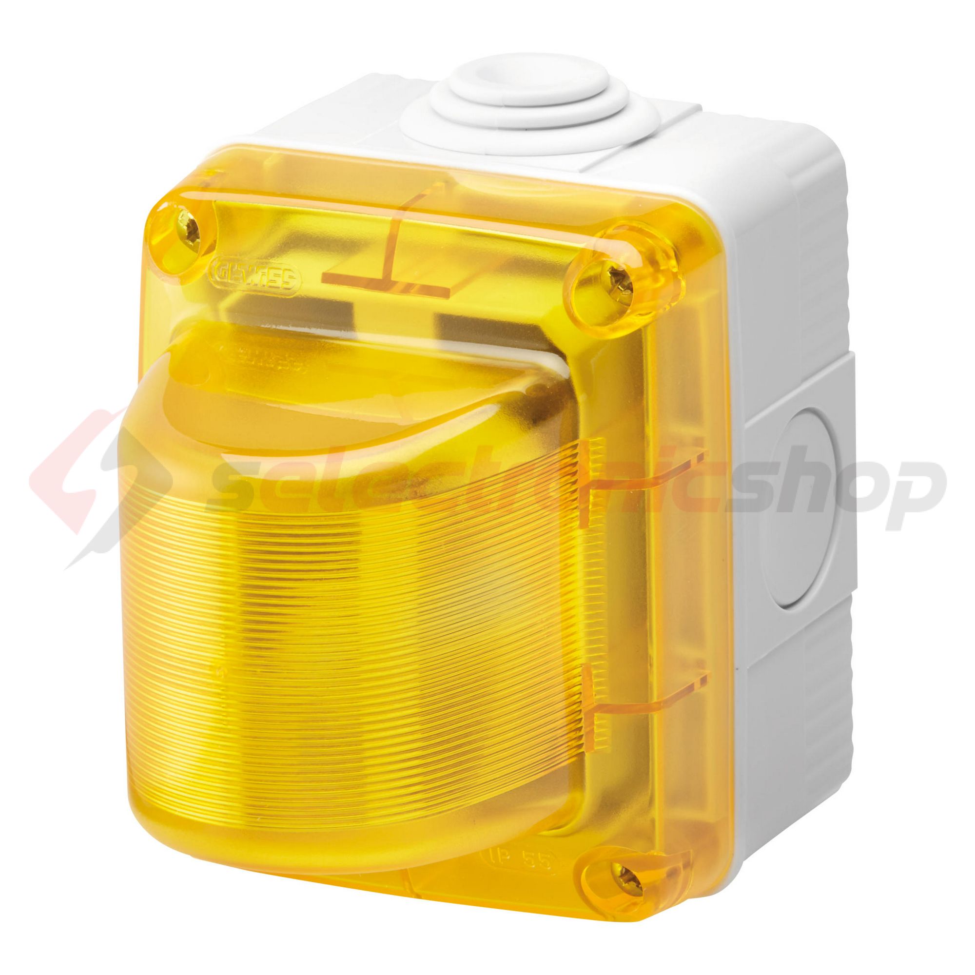 Jelzőlámpa fényforrás nélkül 1-lámpás E14 230V AC 15W IP55 műanyag 27Combi GEWISS - GW27417