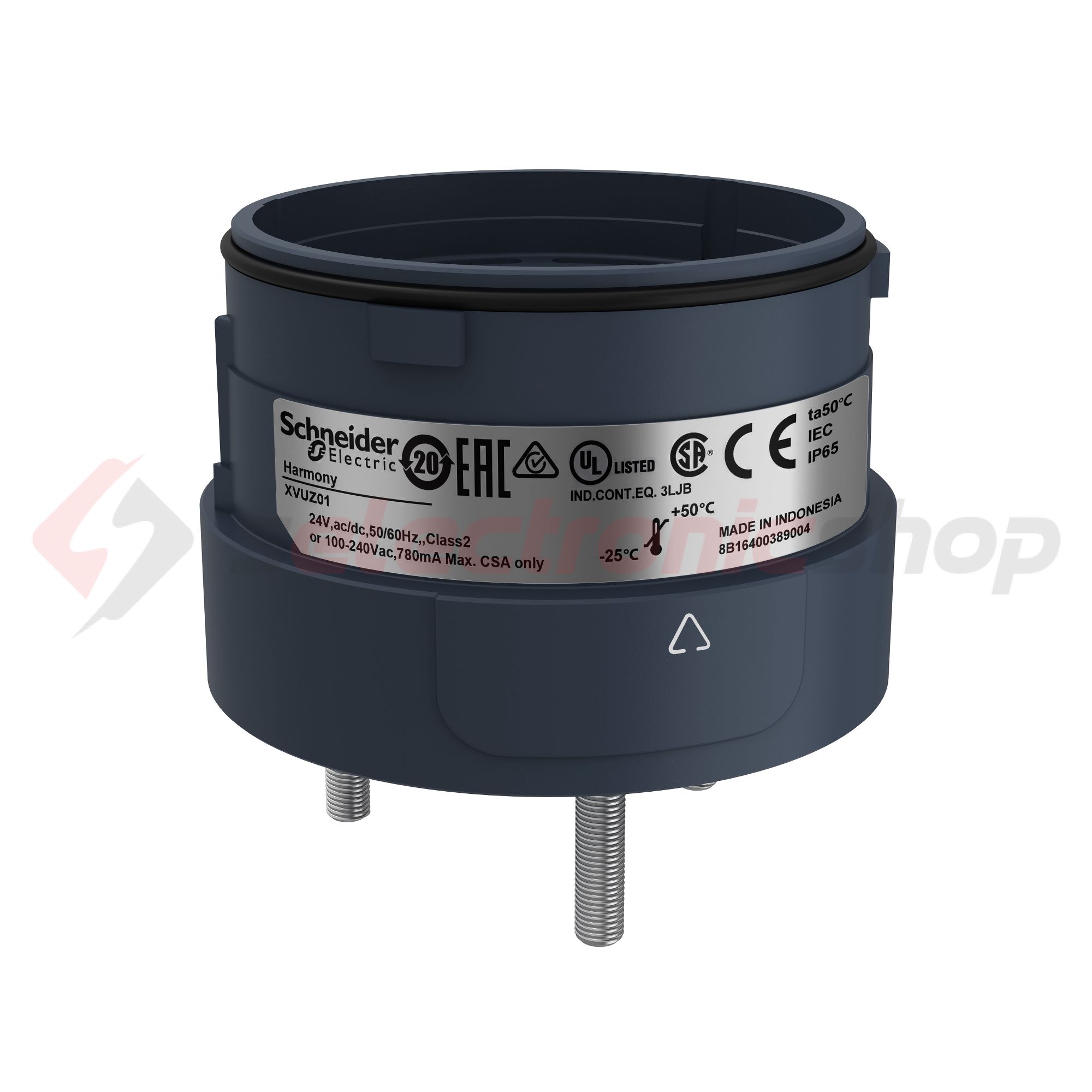 Jelzőoszlop-alap közvetlen rögzítéshez fekete Harmony XVUZ Schneider - XVUZ01