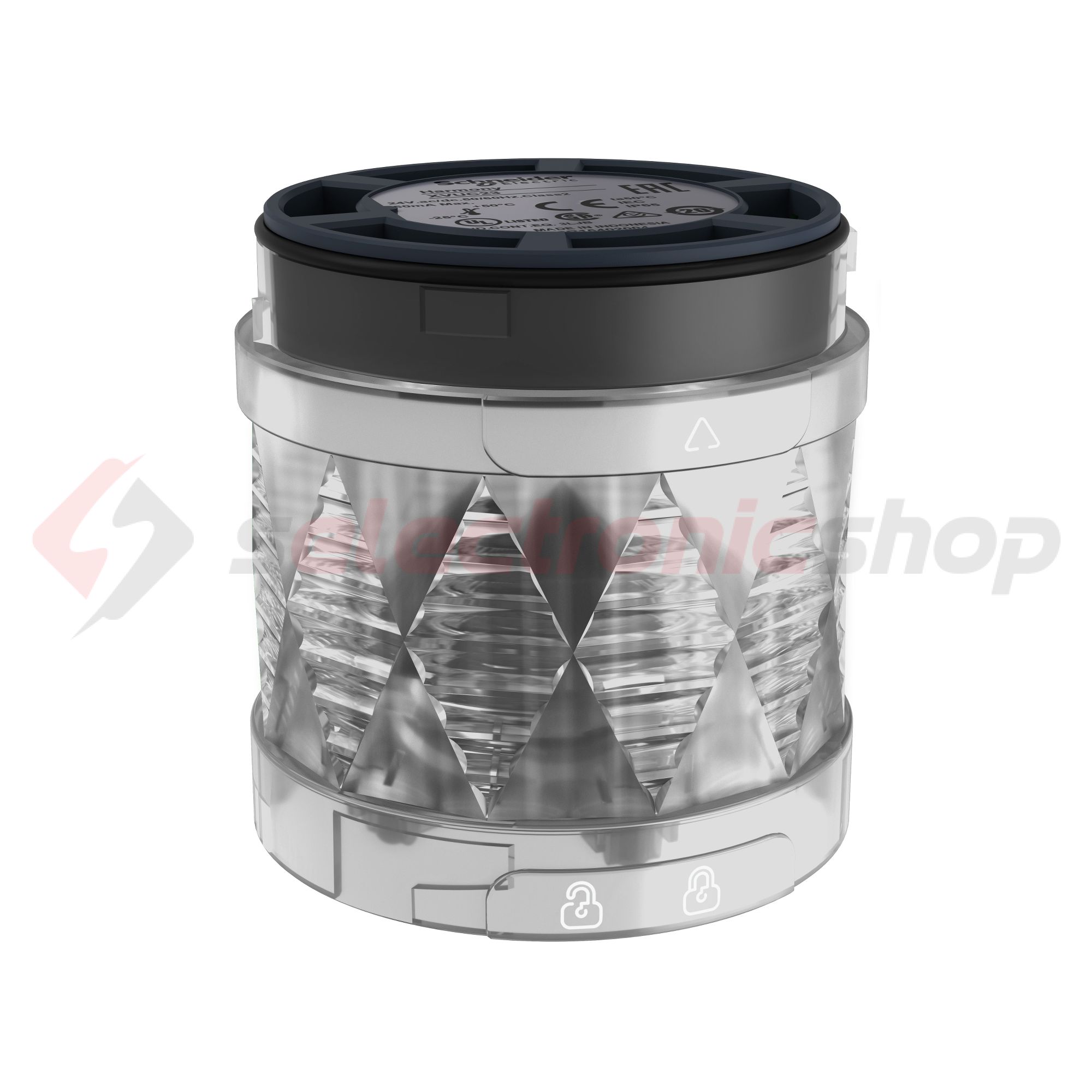 Jelzőoszlop-világítómodul folyamatos víztiszta 24V/AC50Hz 24V/DC LED IP65 Harmony XVU-C Schneider - XVUC27