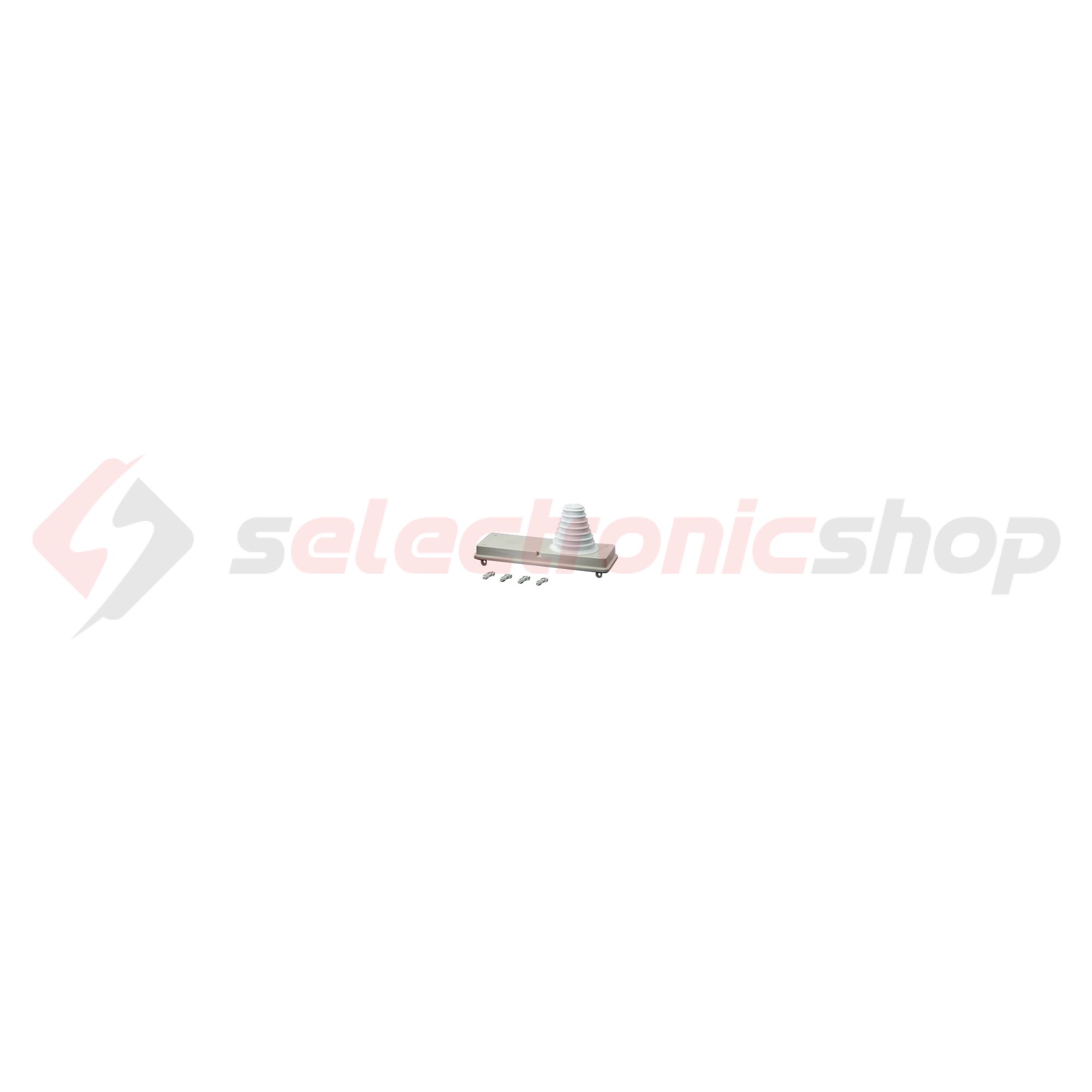 Kábelbevezető zárófedél lépcsős 1x30-72mm IP65 műanyag szürke MiFP70 ENYMETER Hensel - 20001027