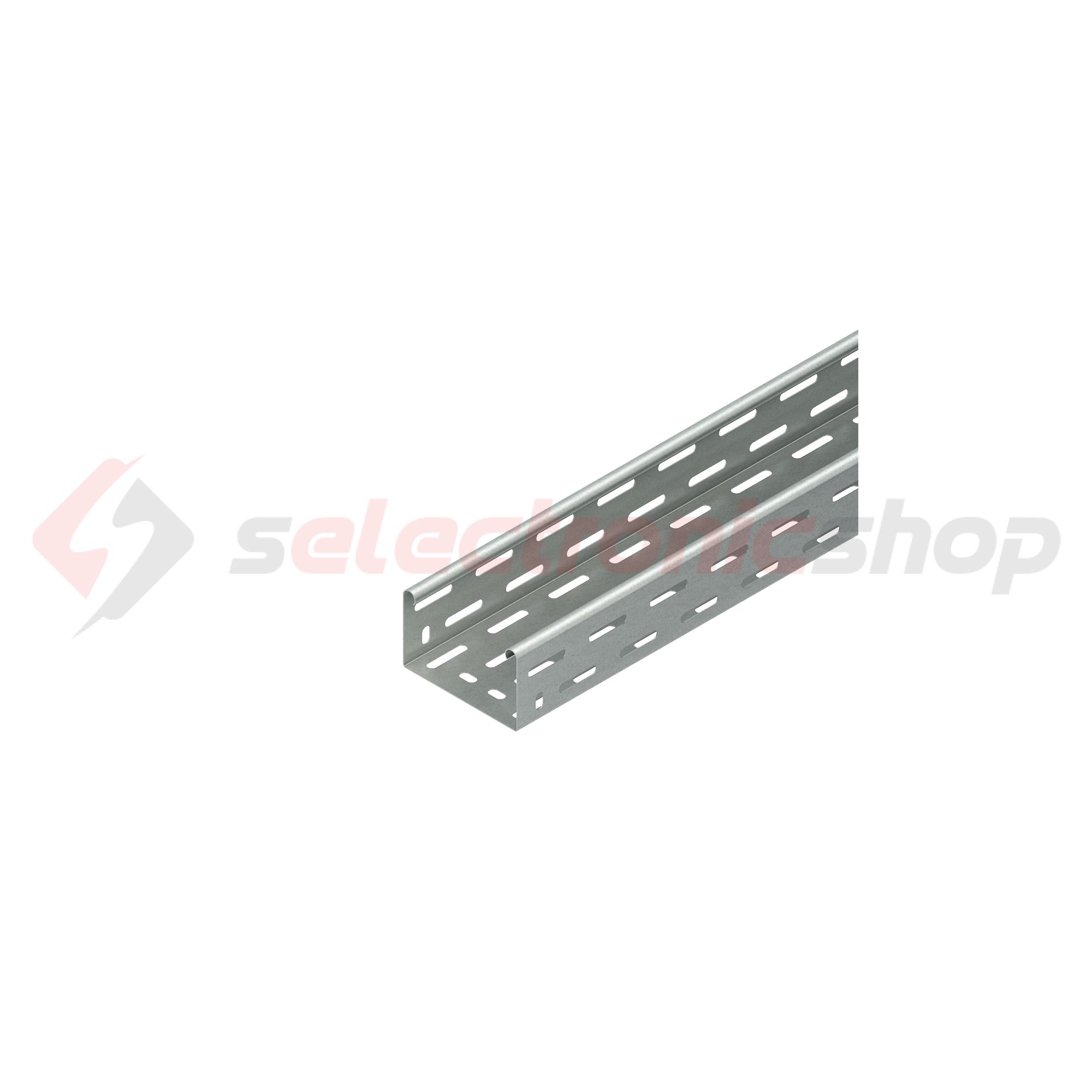 Kábeltálca 3m acél merítetten horganyzott 60mm x 200mm x 3000mm RL 60200 F Niedax - 4013339221509