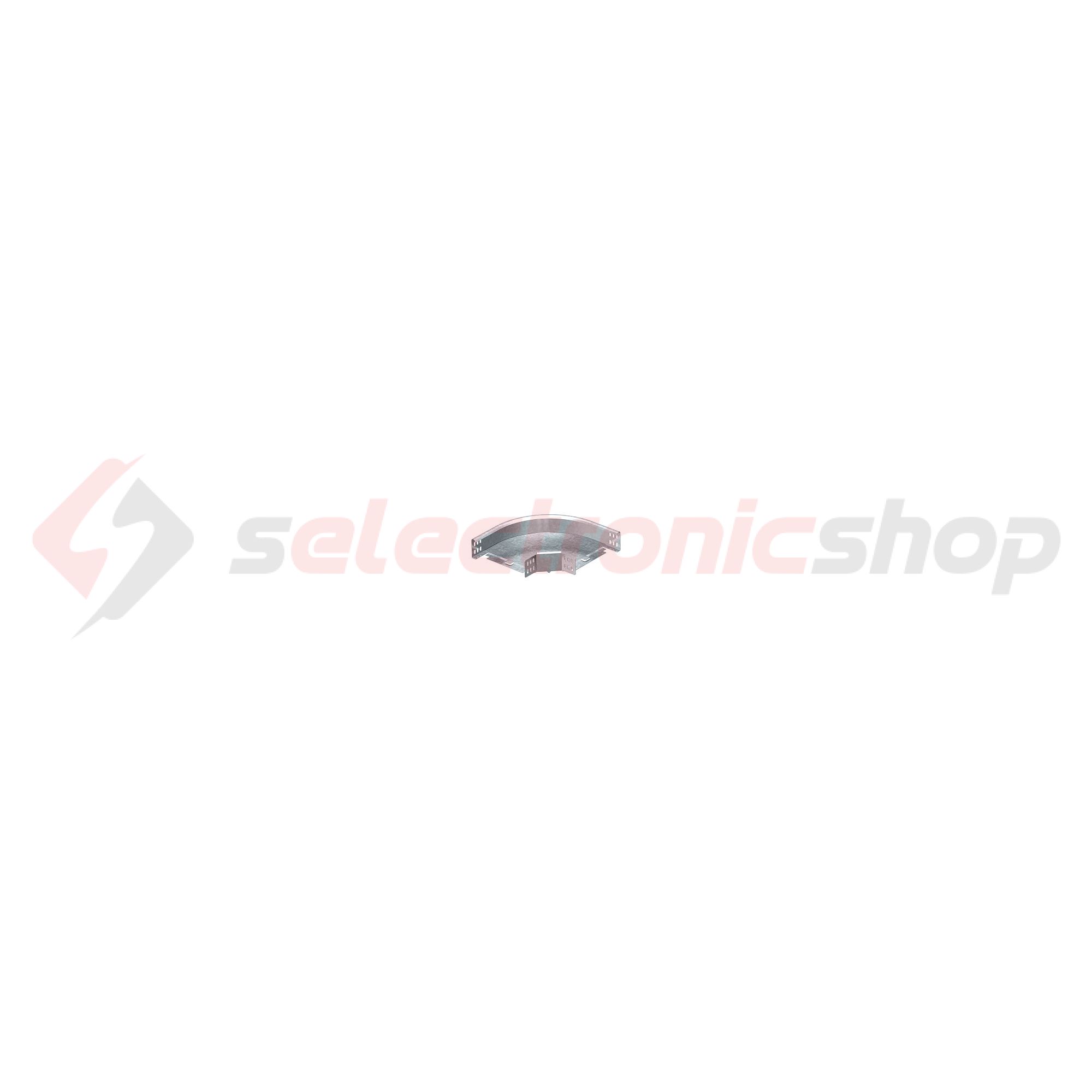 Kábeltálca 90° idom 200mm x 60mm-mag. 90° szalaghorganyzott acél RB 90 620 FS OBO-BETTERMANN - 6043224