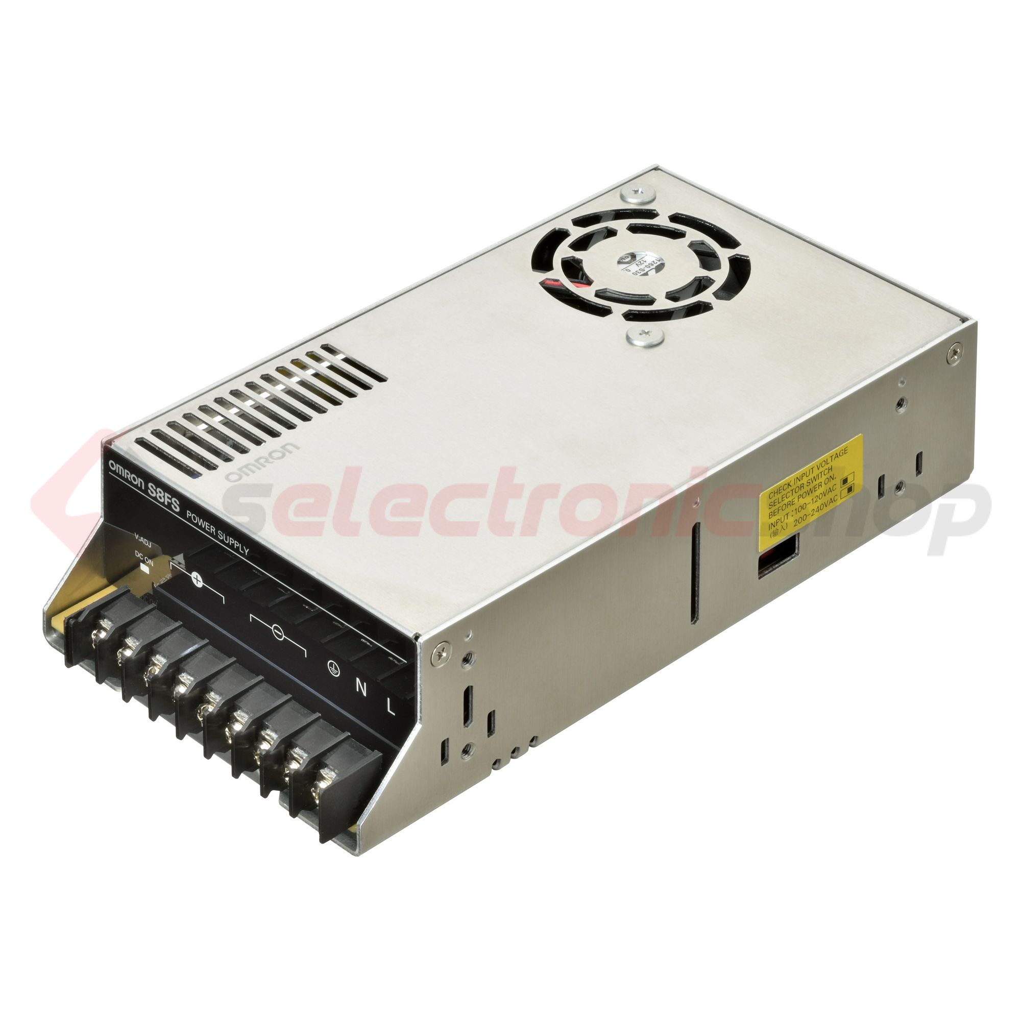 Kapcsolóüzemű DC tápegység 100-240VAC-be 125-375VDC-be 24VDC-ki 14.6A-ki 350W S8FS-C35024J OMRON - 668733