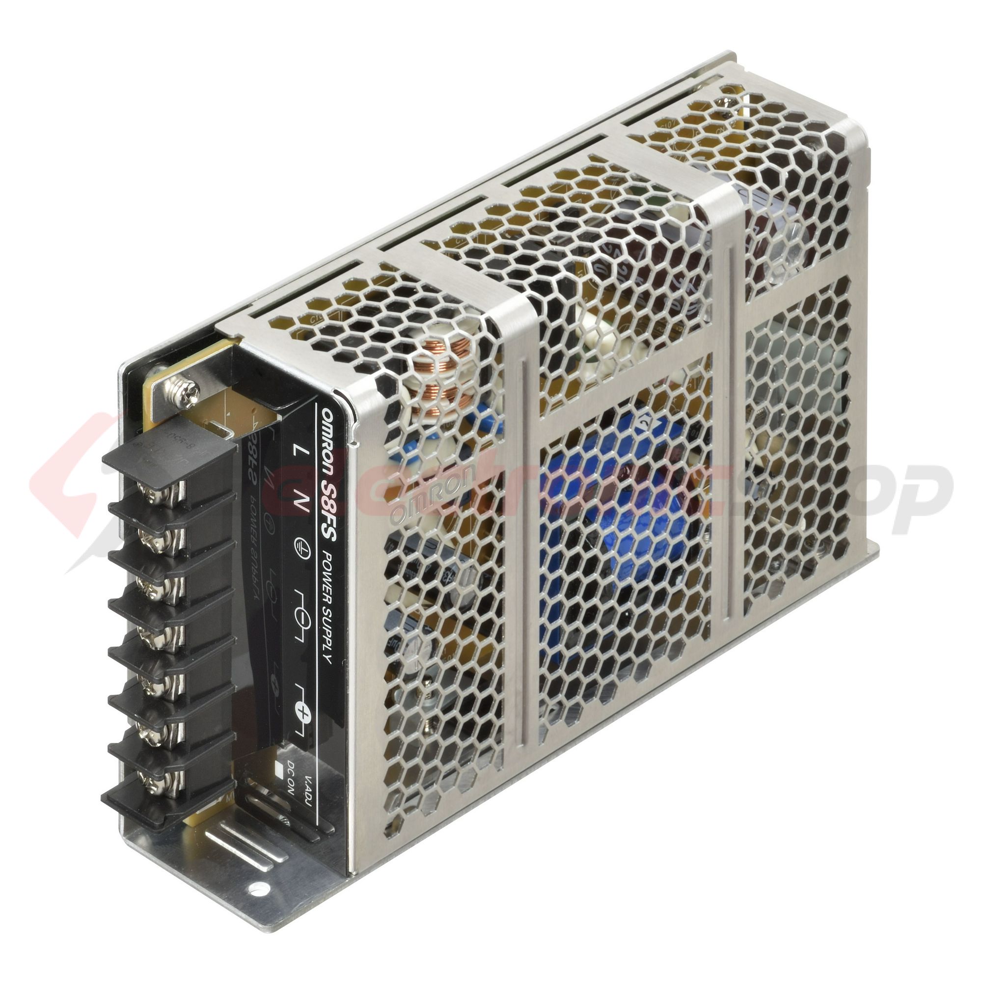 Kapcsolóüzemű DC tápegység 100-240VAC-be 125-375VDC-be 24VDC-ki 4.5A-ki 100W S8FS-C10024J OMRON - 668732