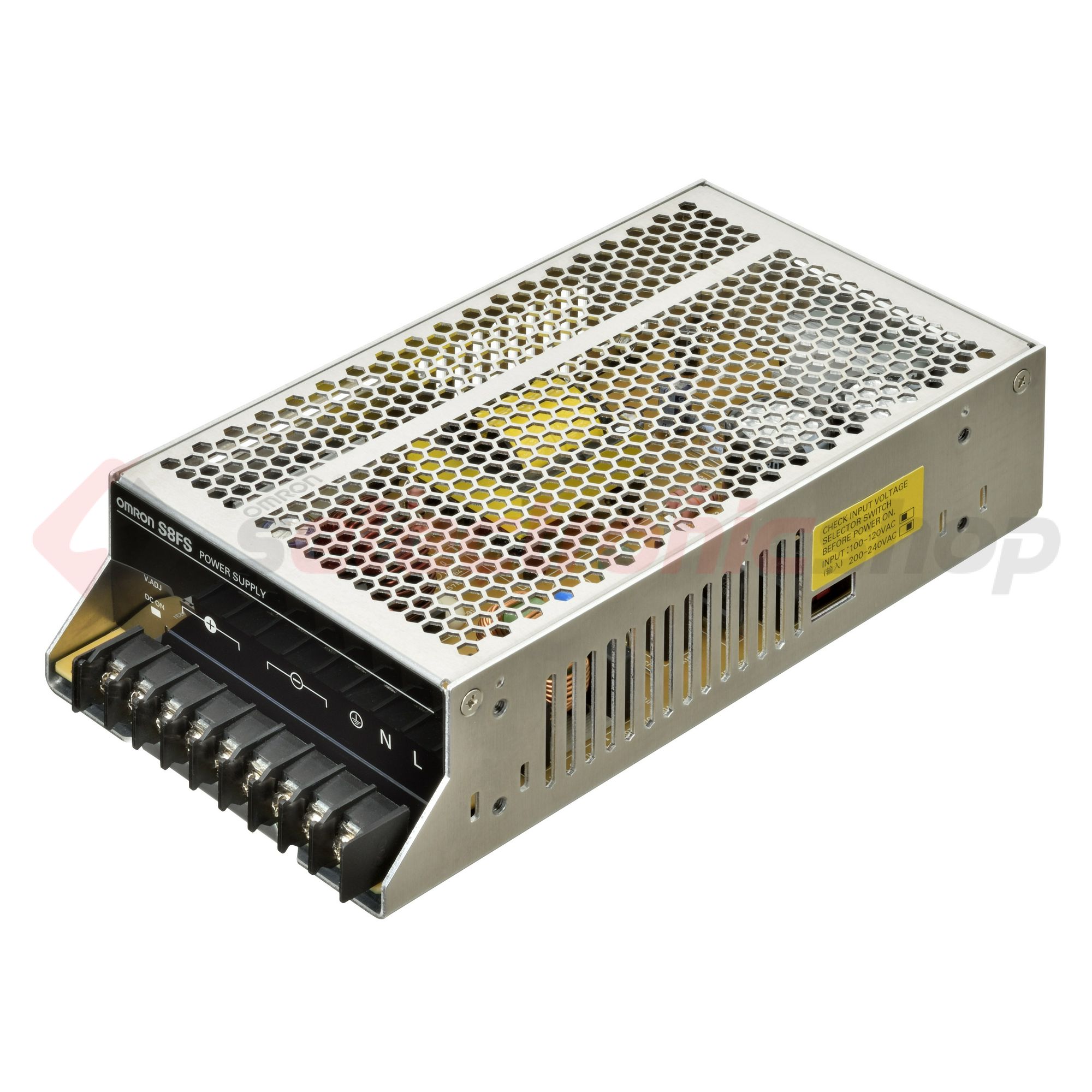Kapcsolóüzemű DC tápegység 100-240VAC-be 125-375VDC-be 24VDC-ki 8.8A-ki 200W S8FS-C20024J OMRON - 668762