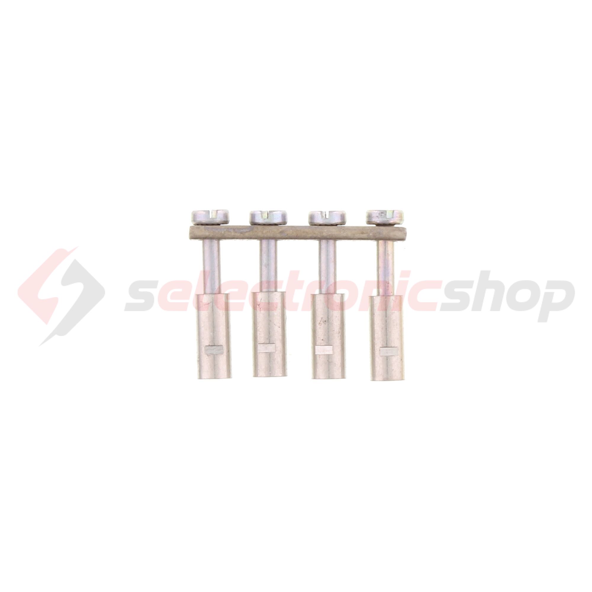 Keresztösszekötő 10mm2 sorkapocshoz (RK6-10,KBL6-10) 4P Q 4 CONTA-CLIP - 2062.0