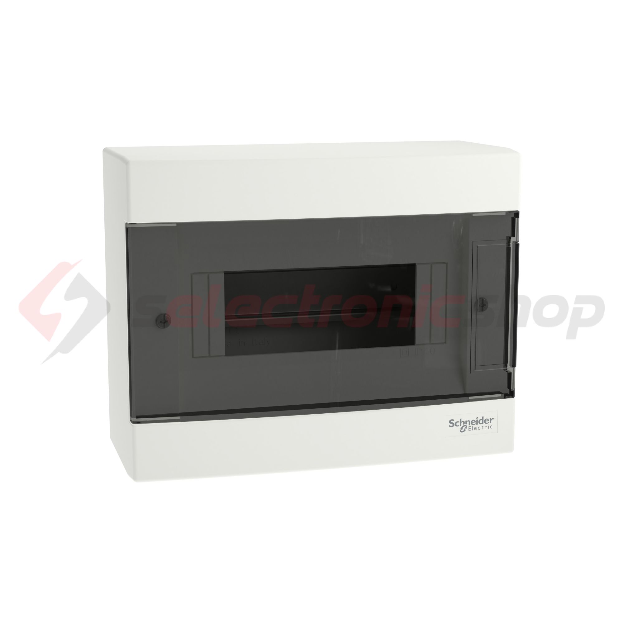 Kiselosztó PE/N-sínnel 1x 8M falonkívüli fehér IP40 átlátszó teli ajtó EASY9 EU Schneider - EZ9EUC108