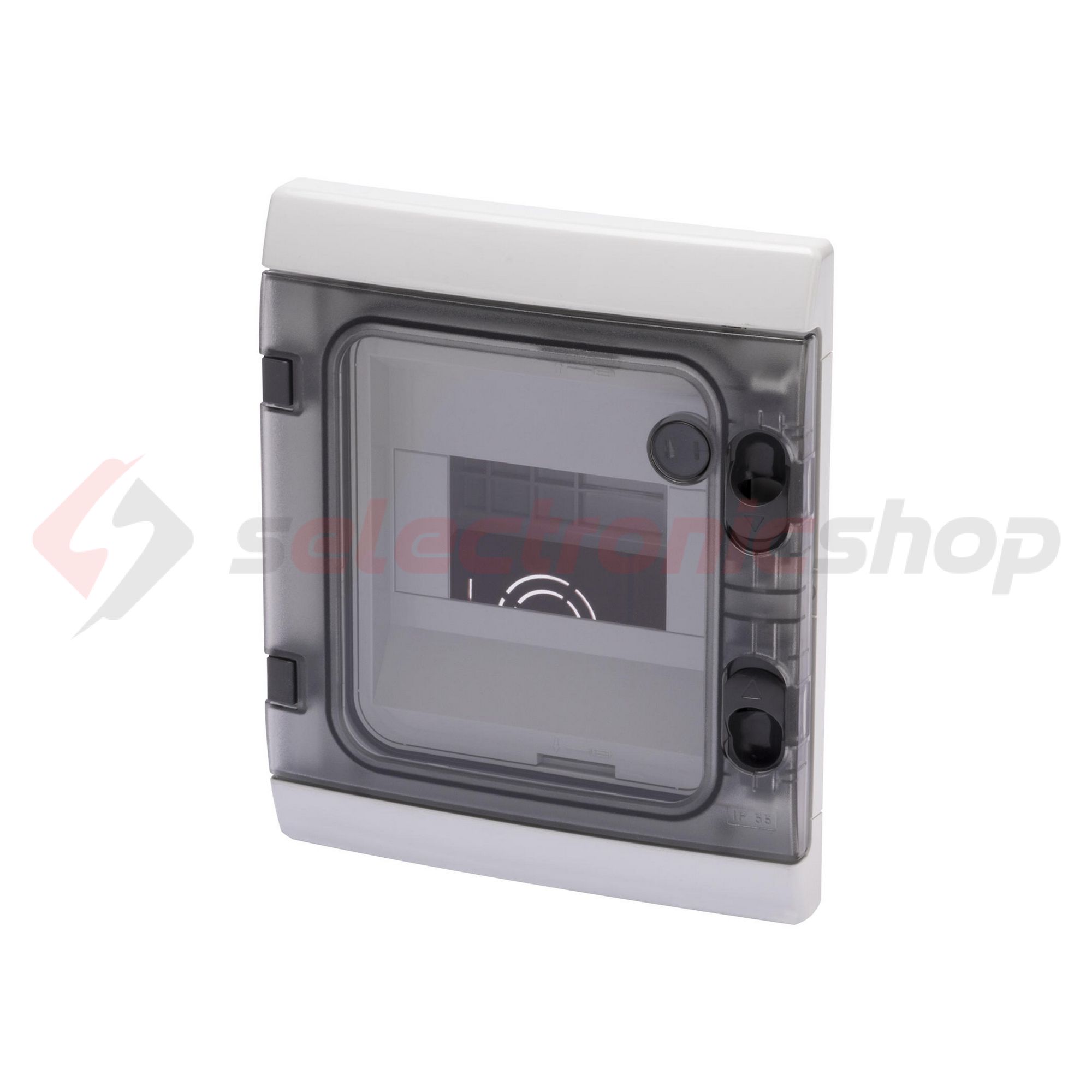 Kiselosztó SÜLLY. átl. ajtó 1 soros 6M PE/N sín nélkül IP55 40CDi GEWISS - GW48681