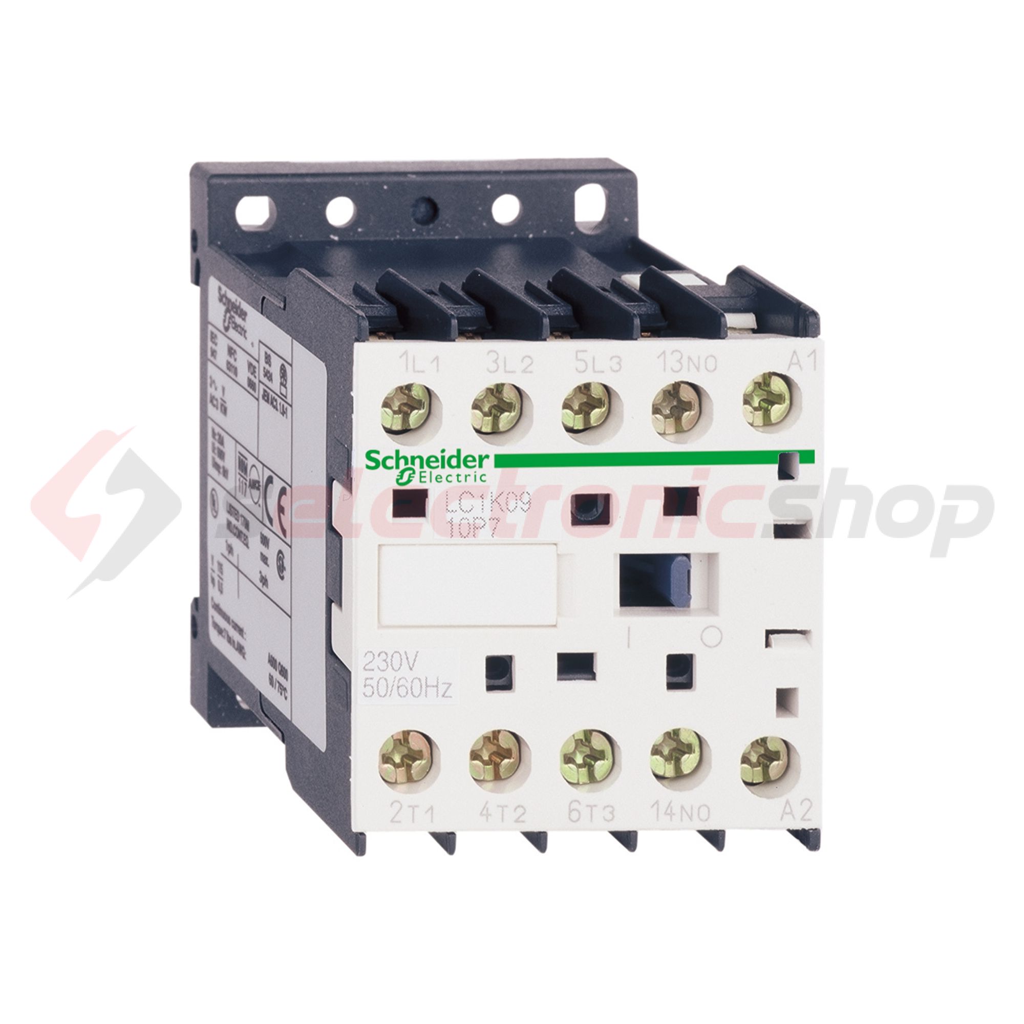 Kontaktor (mágnesk) 2.2kW/400VAC-3 3-Z 24VAC 1-z csavaros TeSys LC1K Schneider - LC1K0610B5