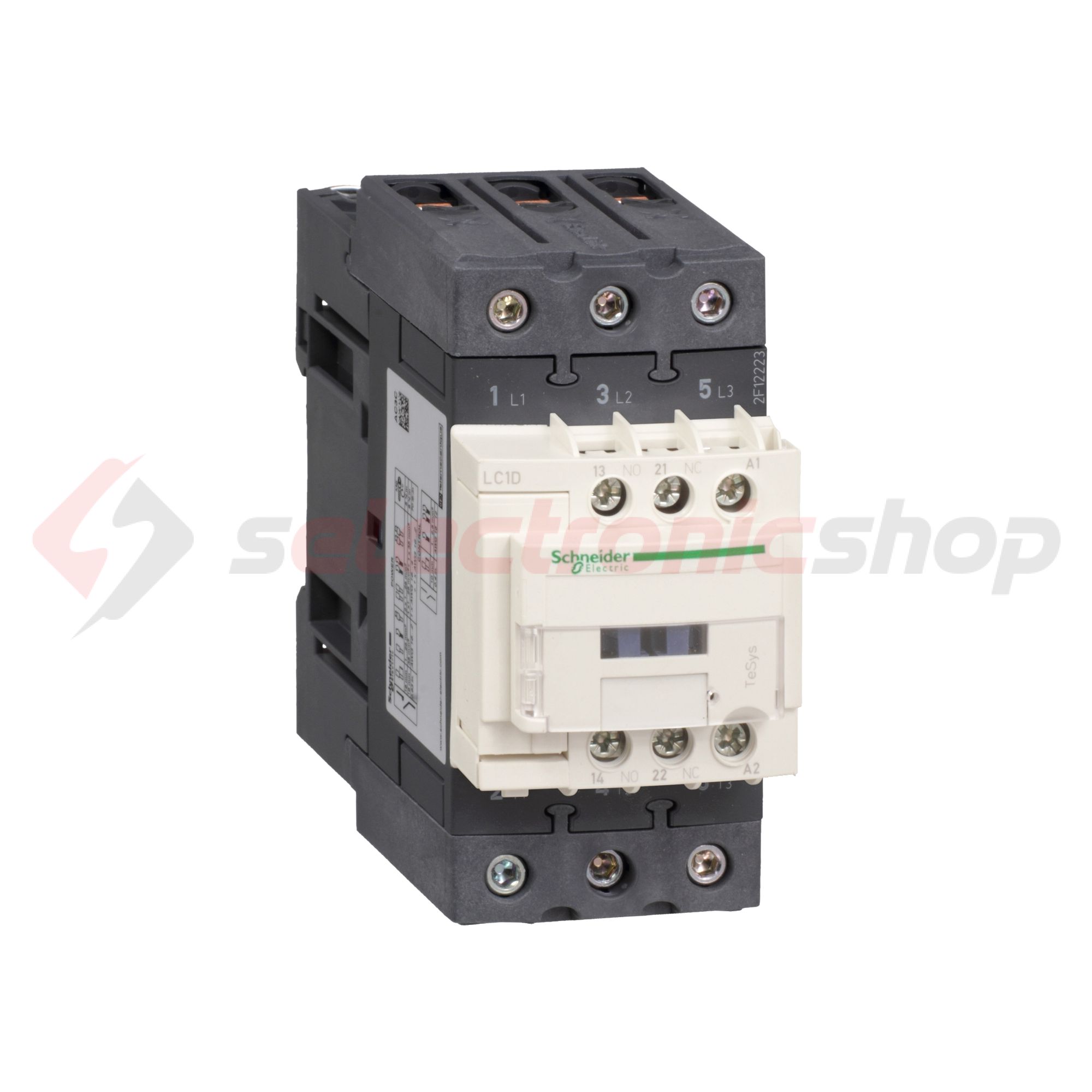 Kontaktor (mágnesk) 30kW/400VAC-3 3-Z 230VAC 1-z 1-ny rugószorításos TeSys LC1D Schneider - LC1D65AP5