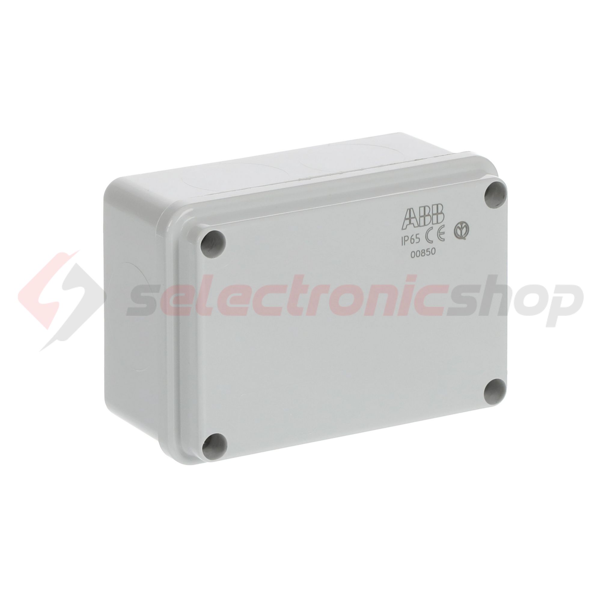 Kötődoboz falonkívüli műanyag 105mm x 70mm 50mm szürke teli fedél-fedél IP55 System Pro E ABB - M008500000