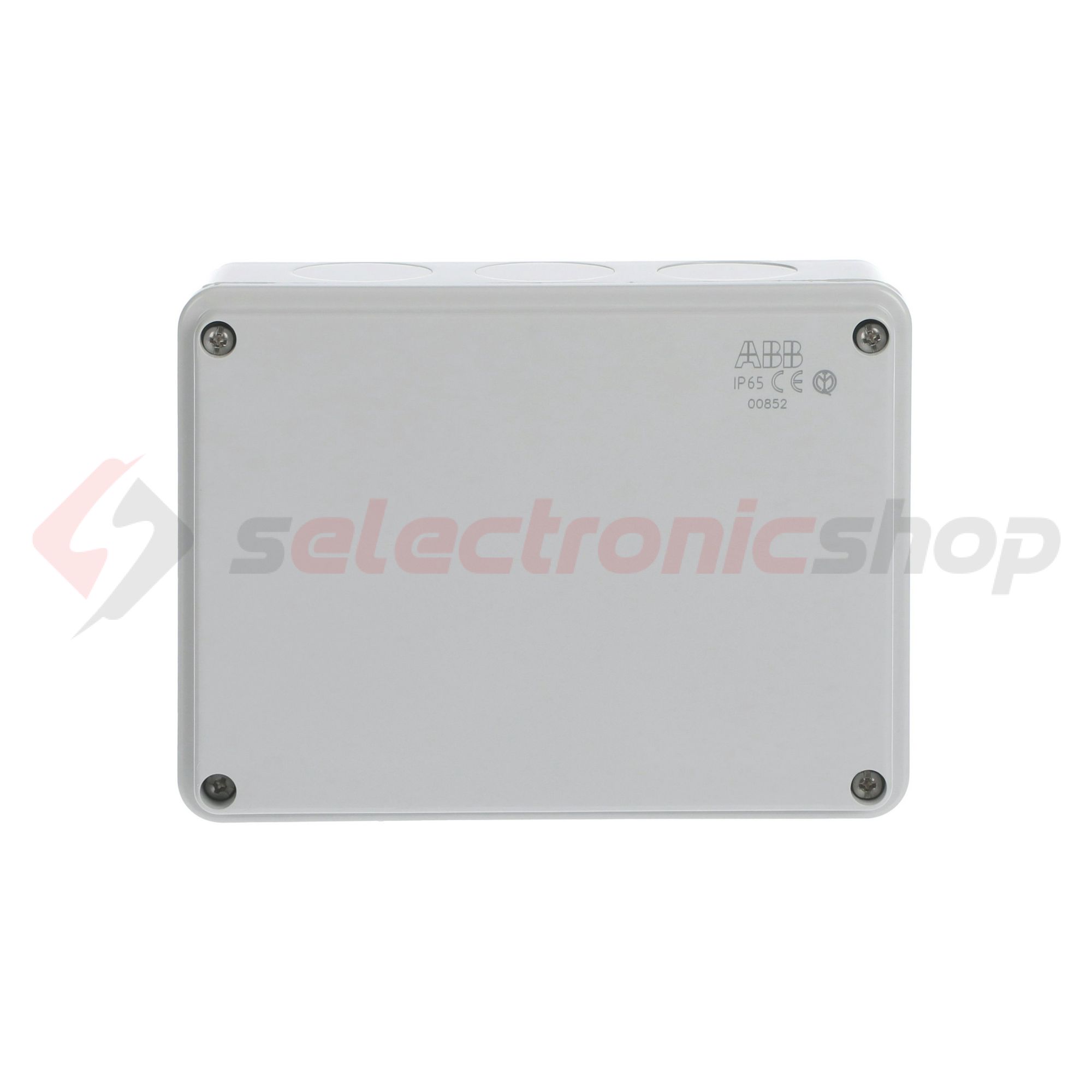 Kötődoboz falonkívüli műanyag 153mm x 110mm 66mm szürke teli fedél-fedél IP55 System Pro E ABB - M008520000