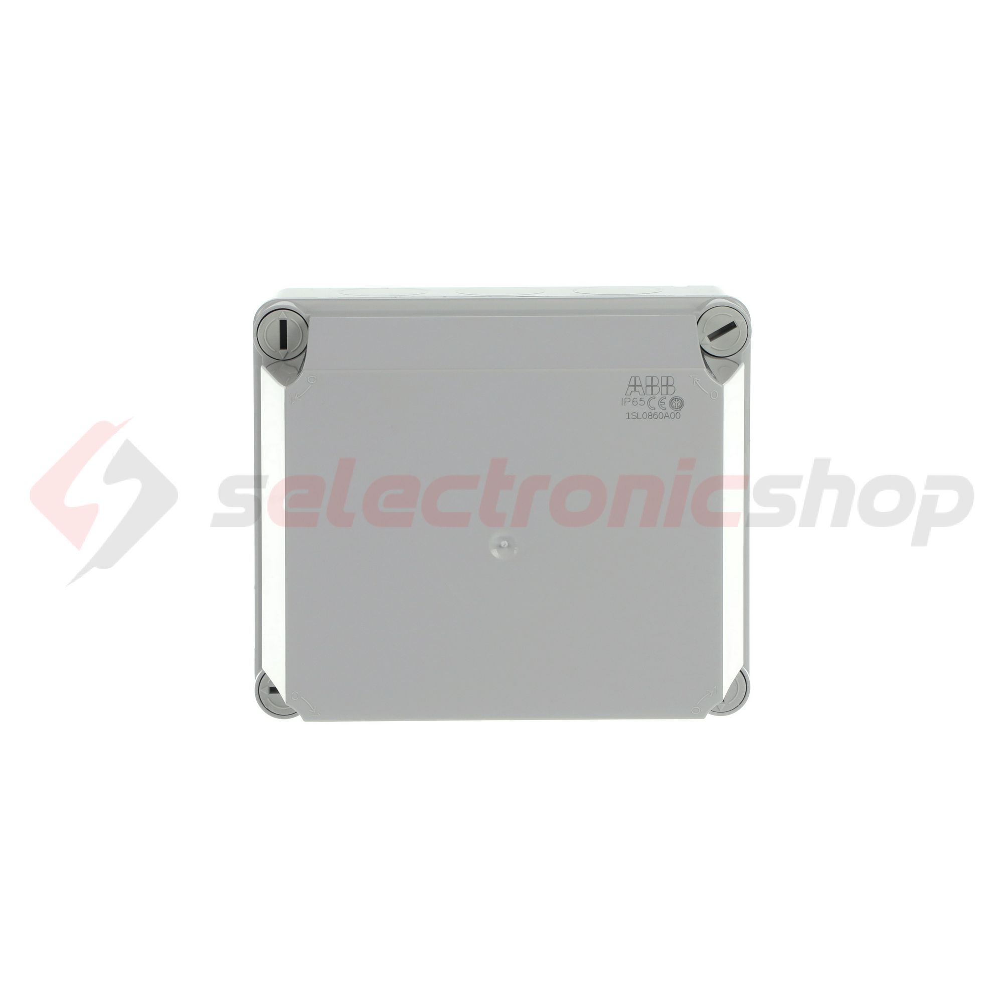 Kötődoboz falonkívüli műanyag 160mm x 135mm 150mm szürke teli fedél-fedél IP55 System Pro E ABB - 1SL0860A00